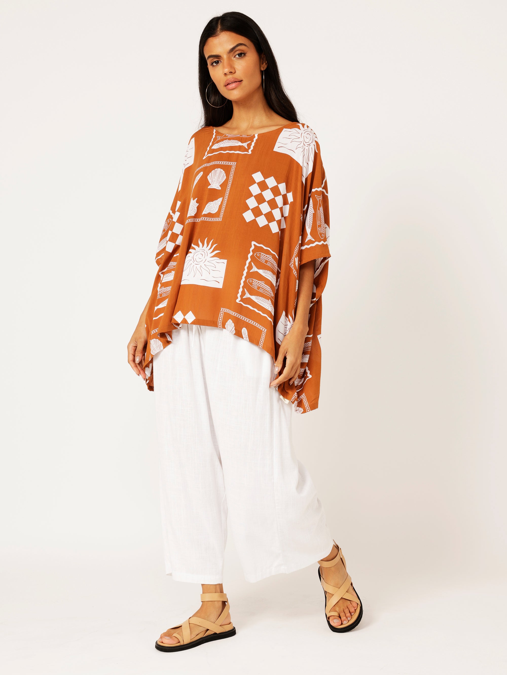 40% Euro Set Cinnamon with (longer Nat top) - Saffron Road