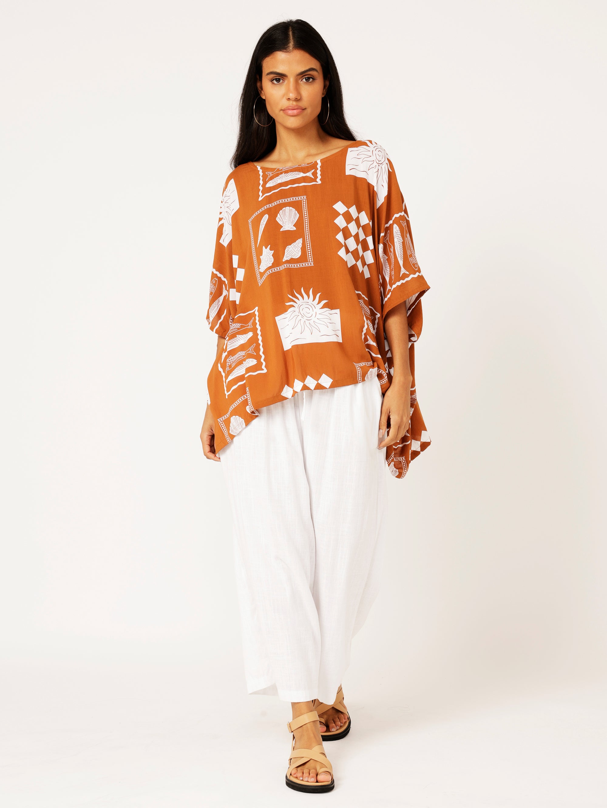 40% Euro Set Cinnamon with (longer Nat top) - Saffron Road
