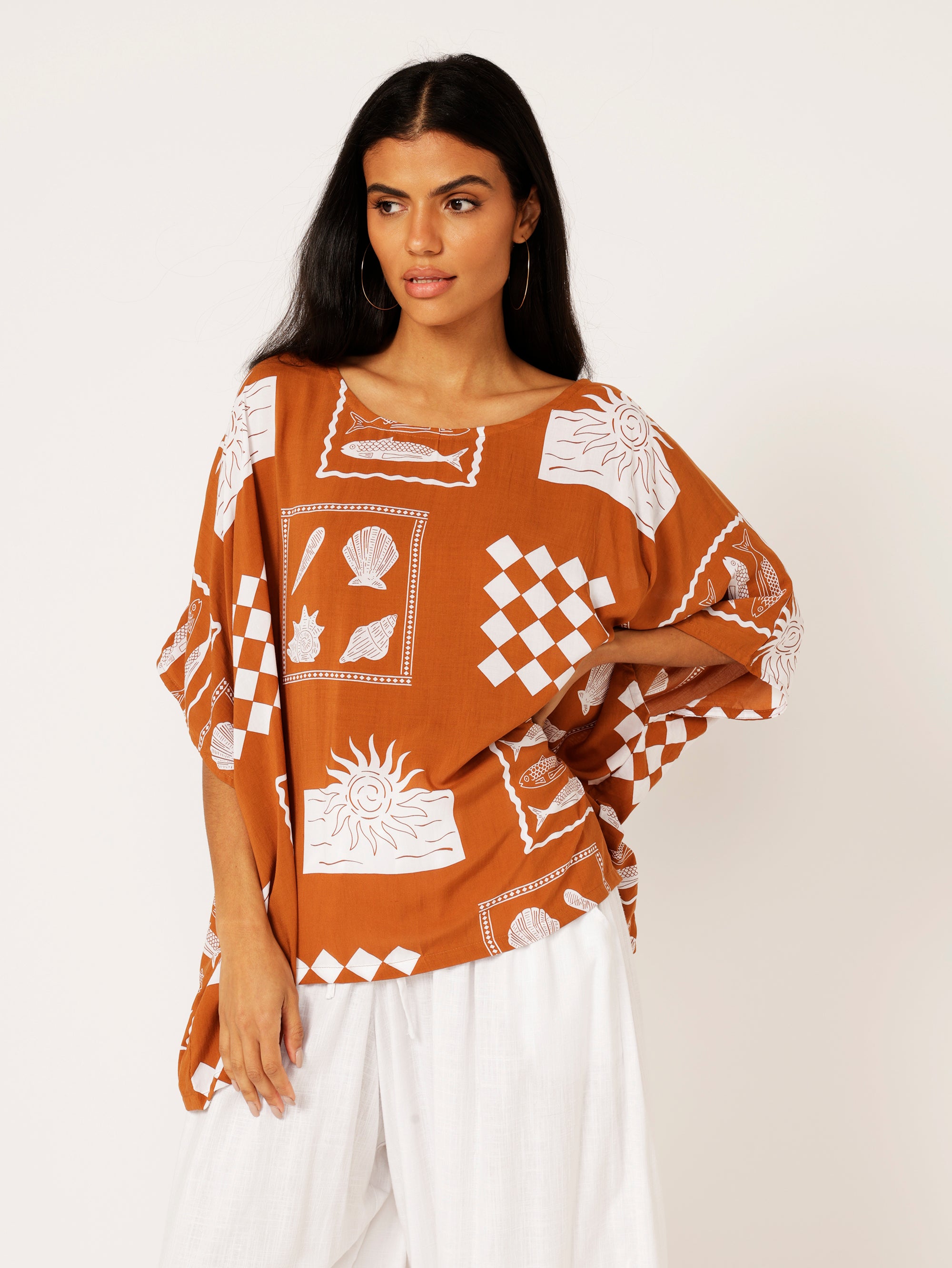40% Euro Set Cinnamon with (longer Nat top) - Saffron Road