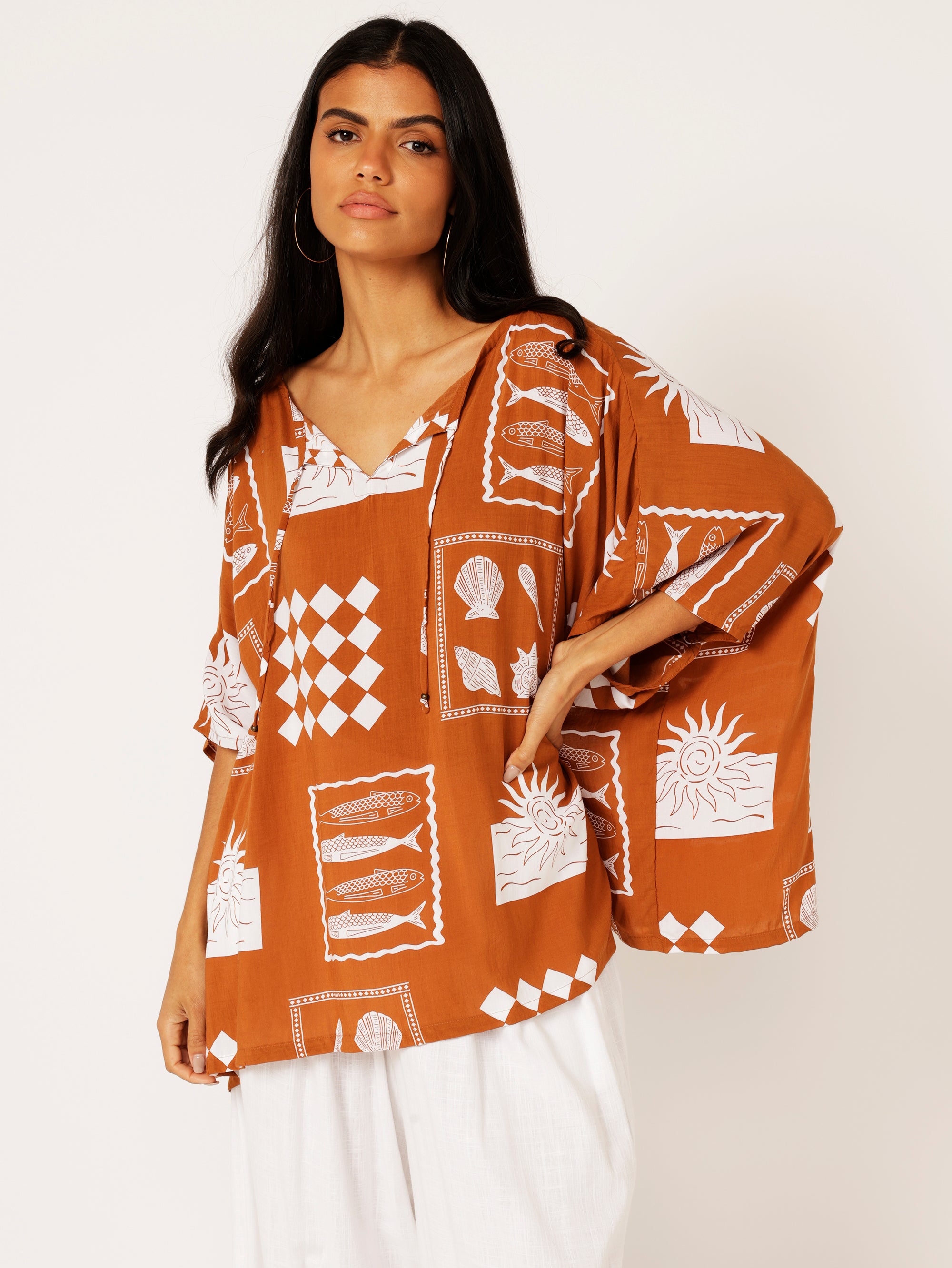 40% Euro Set Cinnamon with (longer Nat top) - Saffron Road