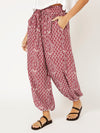 Balloon Pant | Berry Block Print