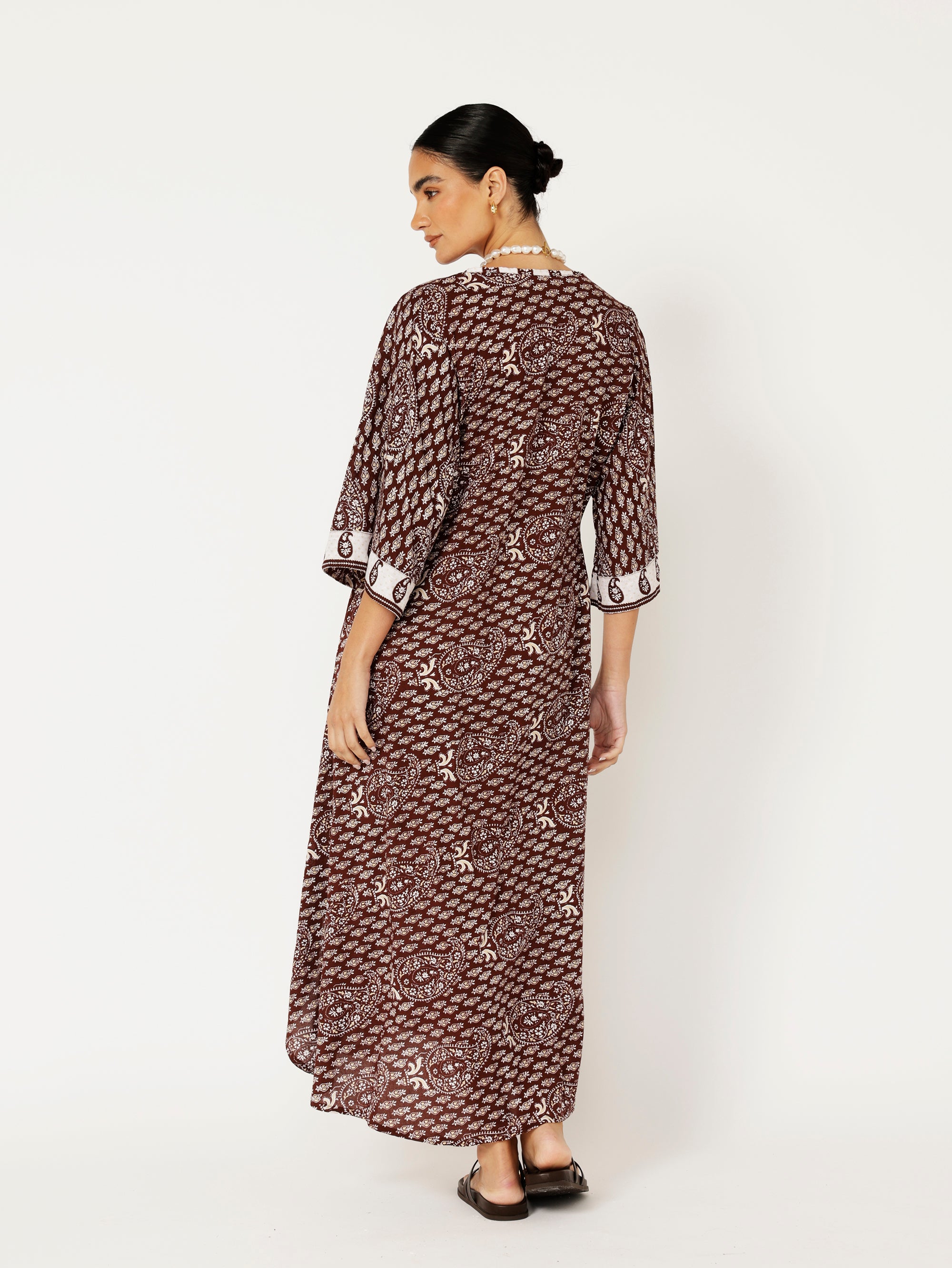 Jetset Dreamer | Chocolate Block Print - Saffron Road