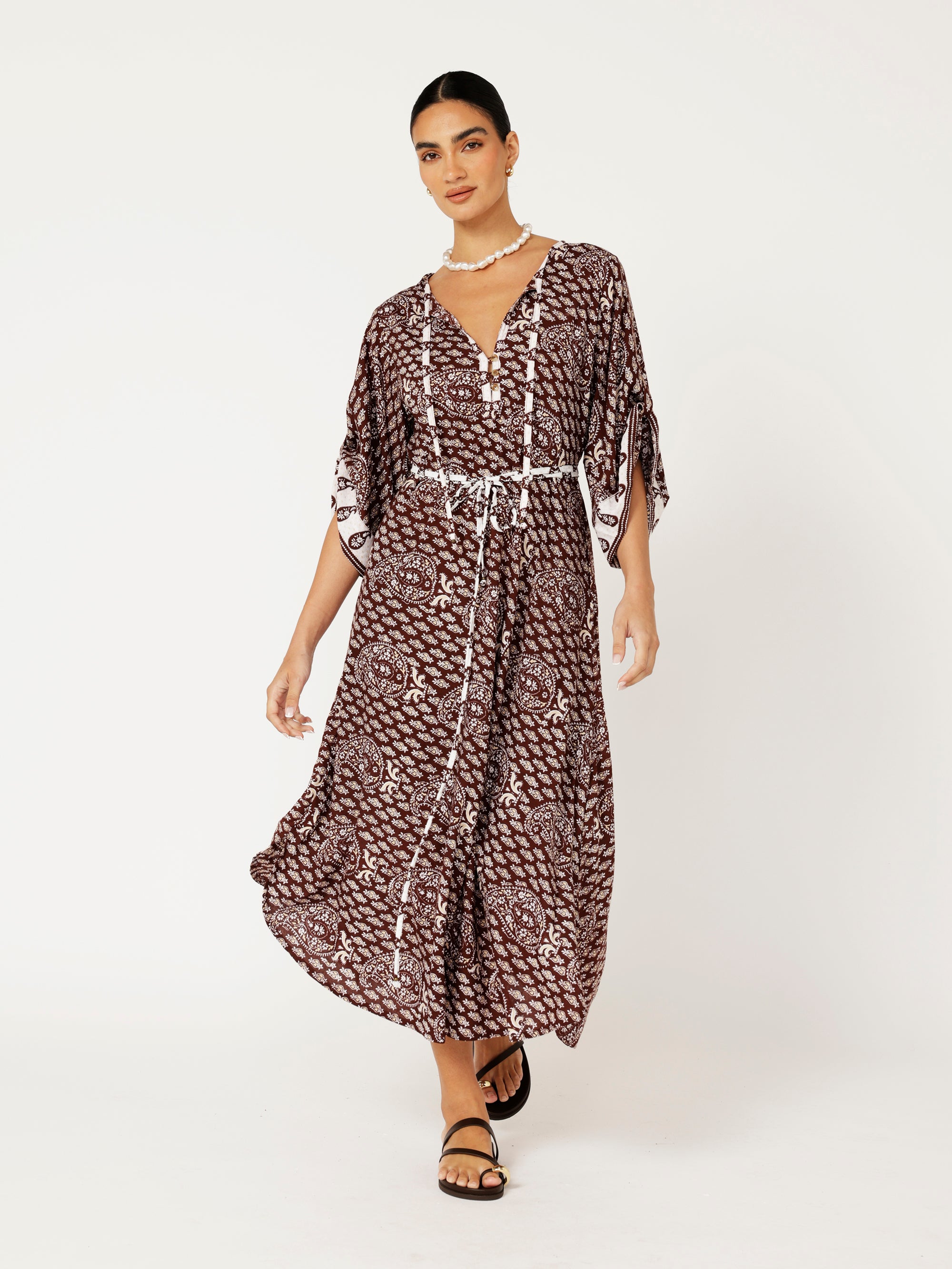 Jetset Dreamer | Chocolate Block Print - Saffron Road