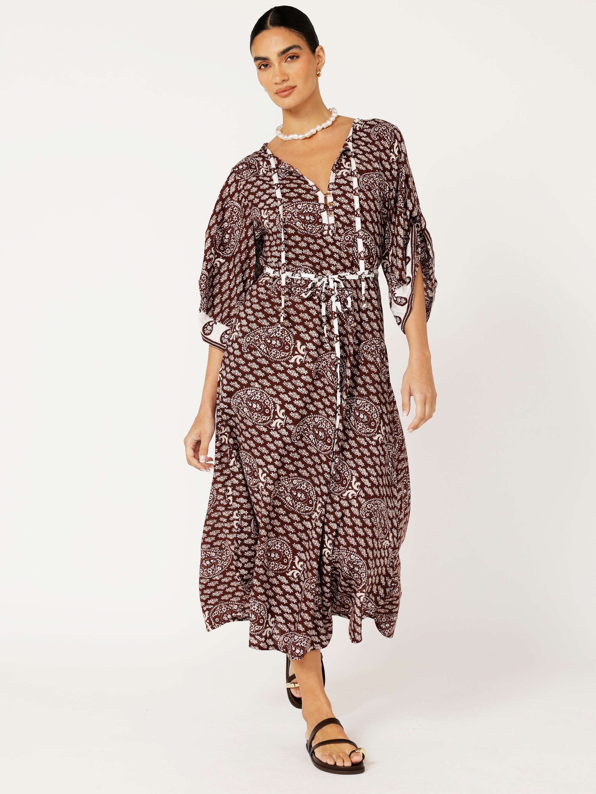 Jetset Dreamer | Chocolate Block Print - Saffron Road