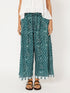 Island Pant | Emerald Block Print - Saffron Road