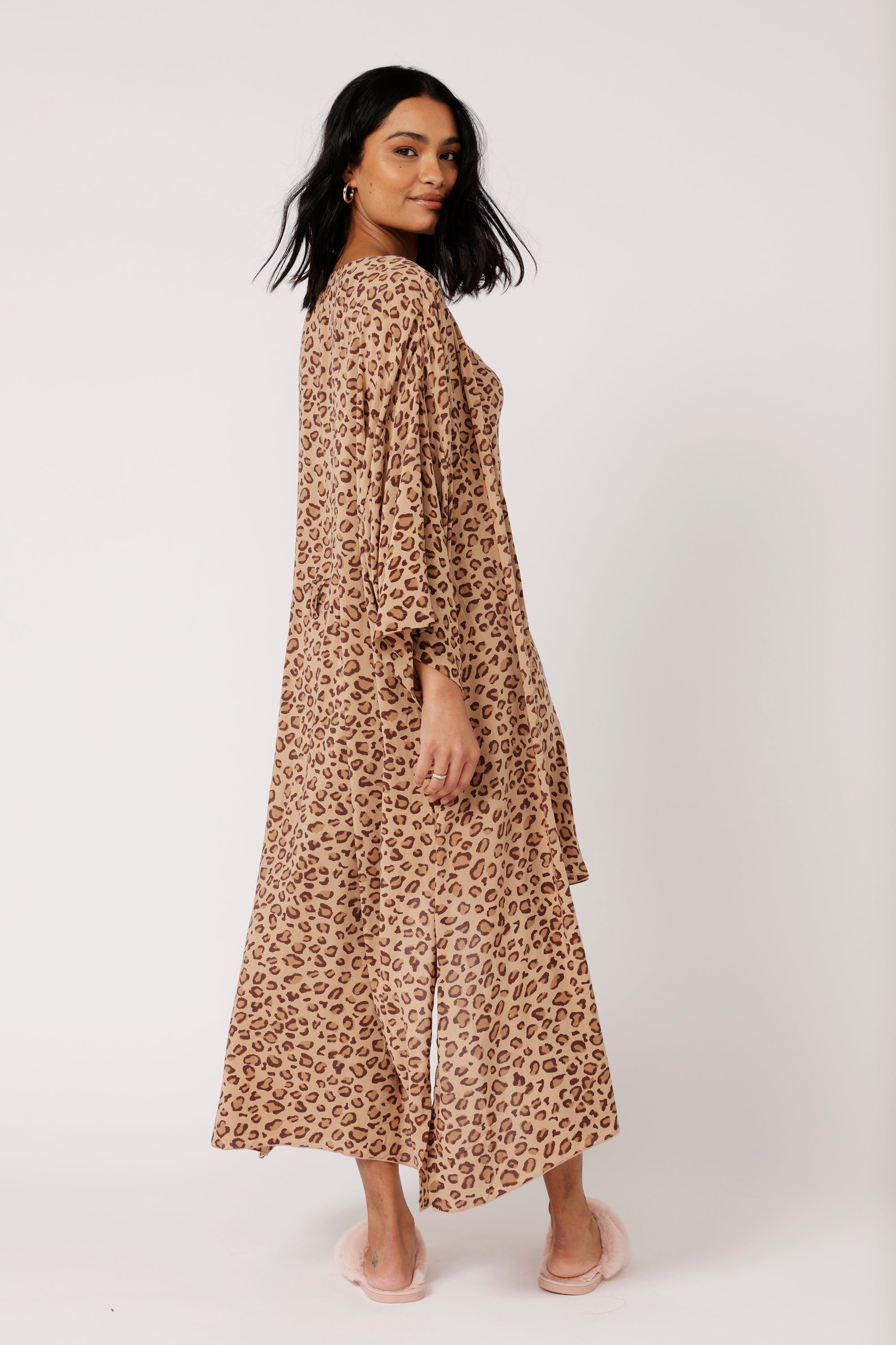 Kimono LONG | Leopard - Saffron Road