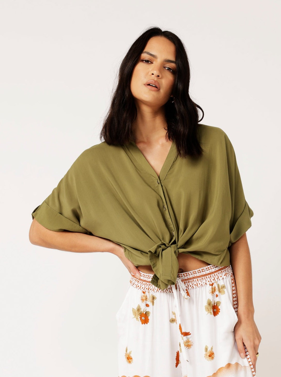 Madison Shirt | Olive - Saffron Road