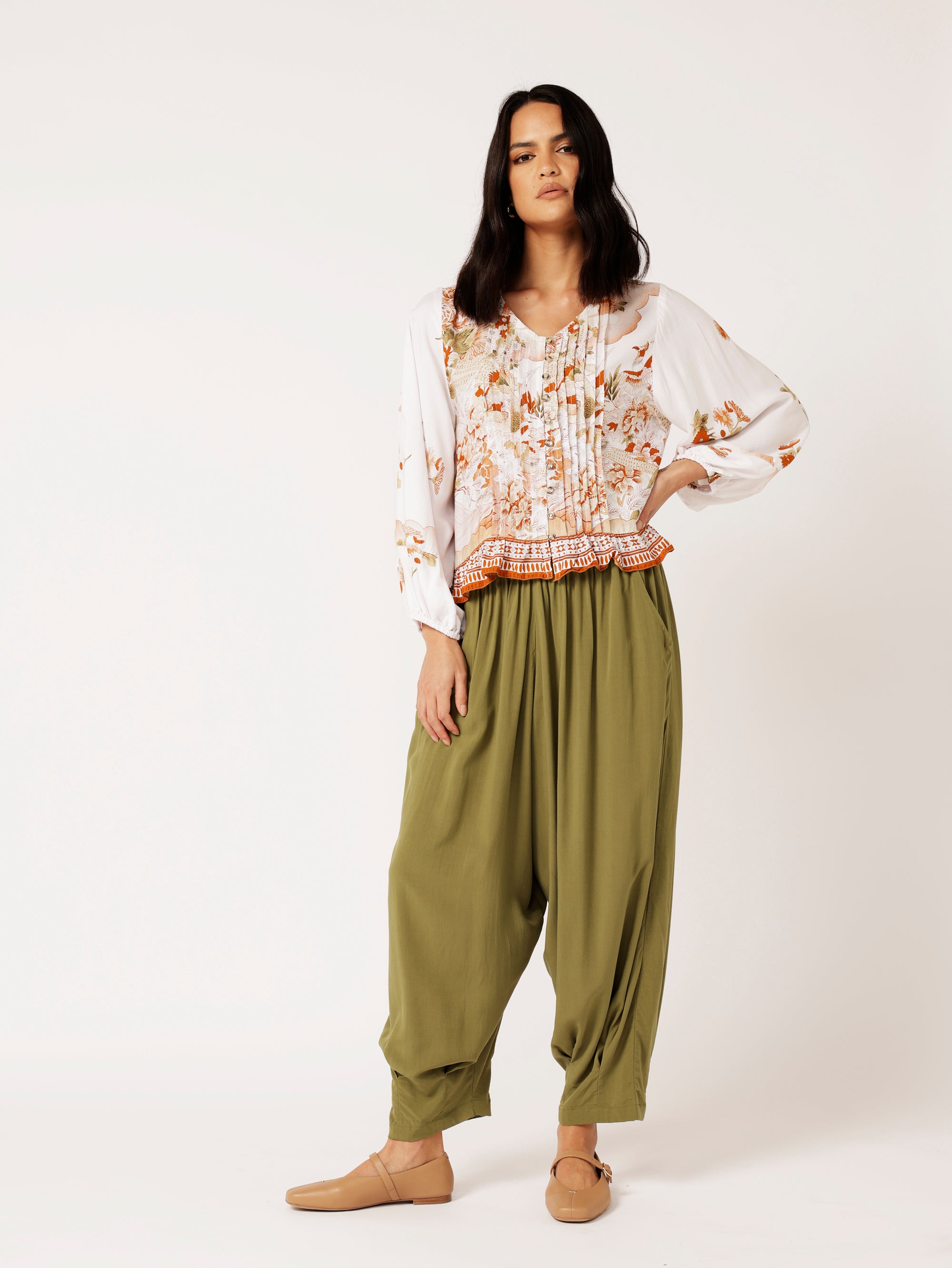 Lily Rose Top LS | Tokyo Cinnamon - Saffron Road