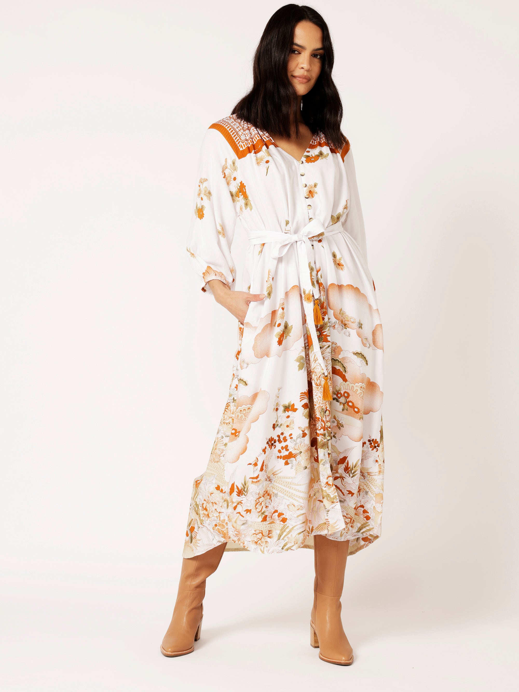 Take Me Away Dress | Tokyo Cinnamon - Saffron Road