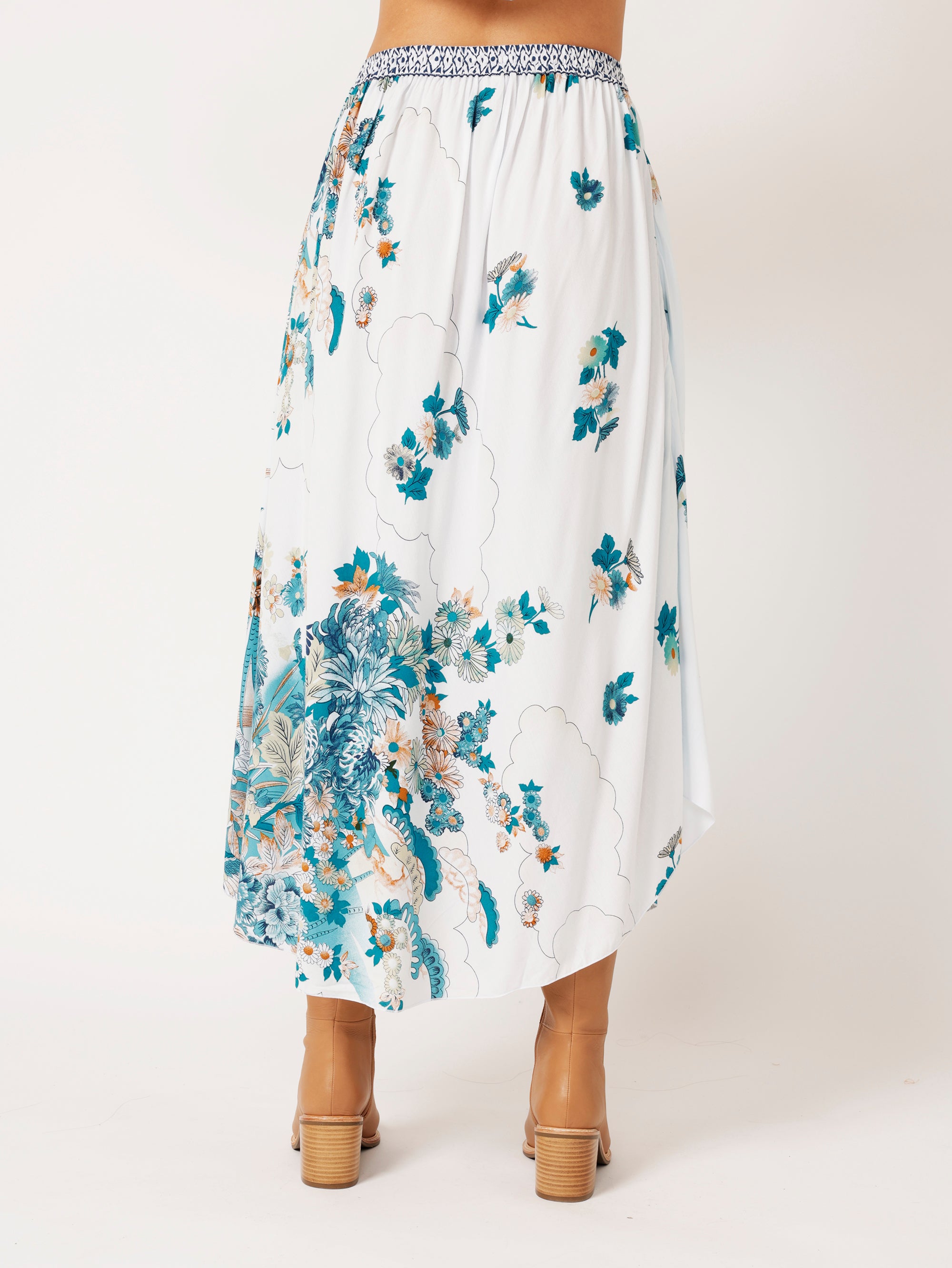 Elsa Skirt | Tokyo Teal - Saffron Road