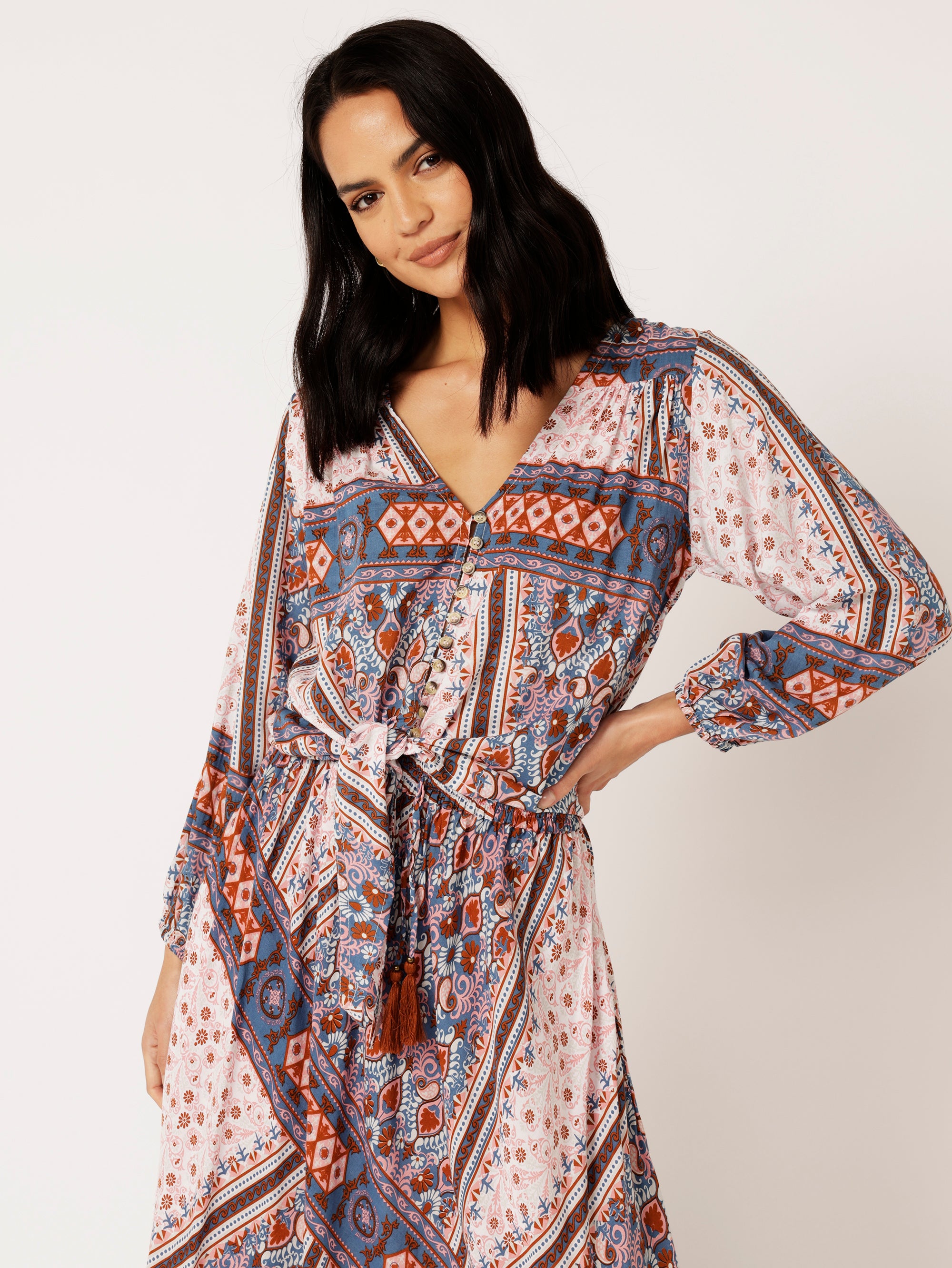 Elsa Skirt | Bluebell Tapestry - Saffron Road