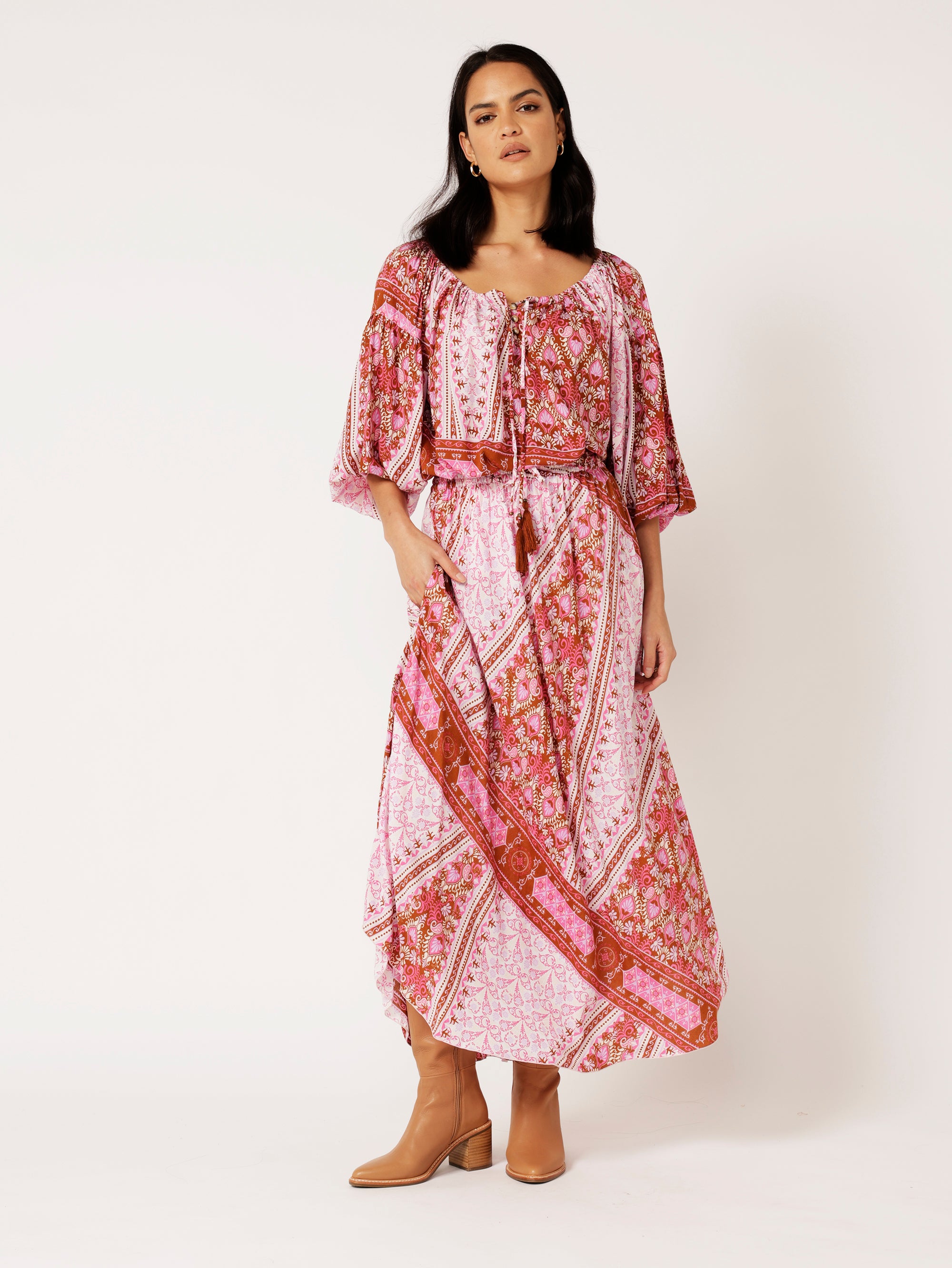 Elsa Skirt | Rose Tapestry - Saffron Road