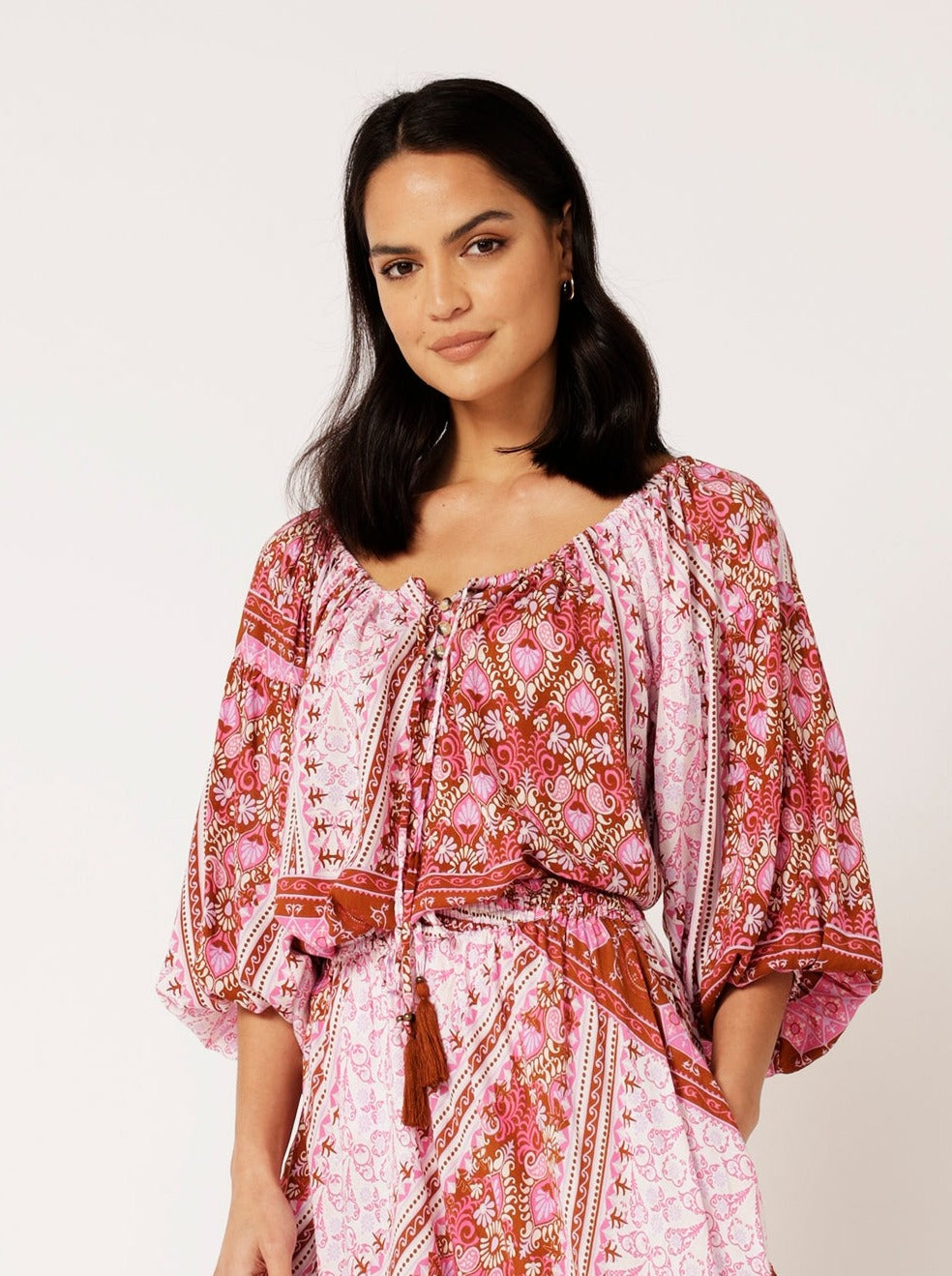 Poets Blouse | Rose Tapestry - Saffron Road