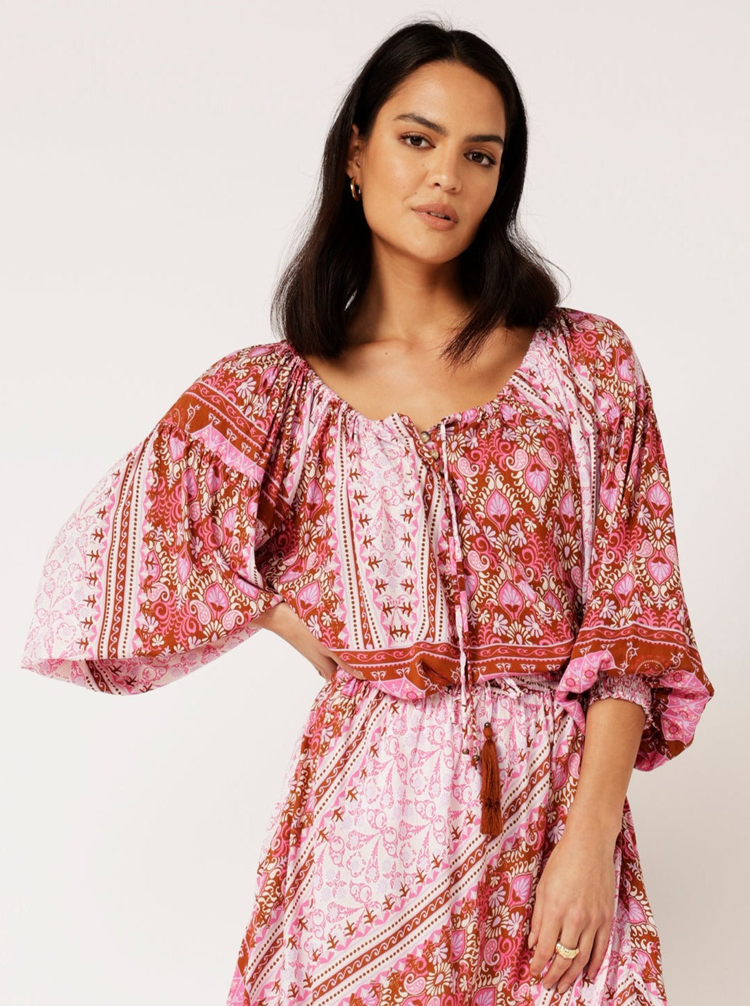 Poets Blouse | Rose Tapestry - Saffron Road