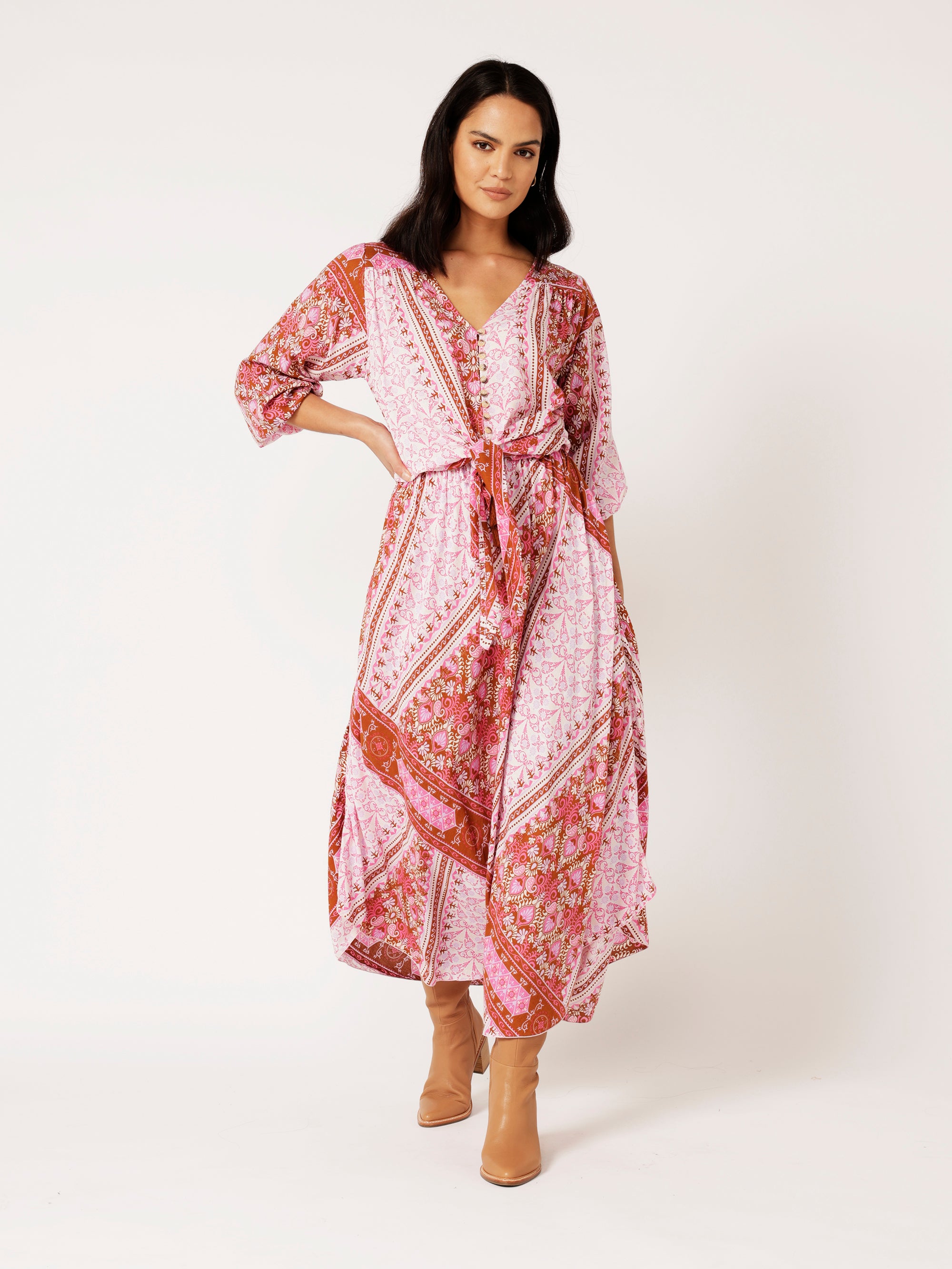 Elsa Skirt | Rose Tapestry - Saffron Road