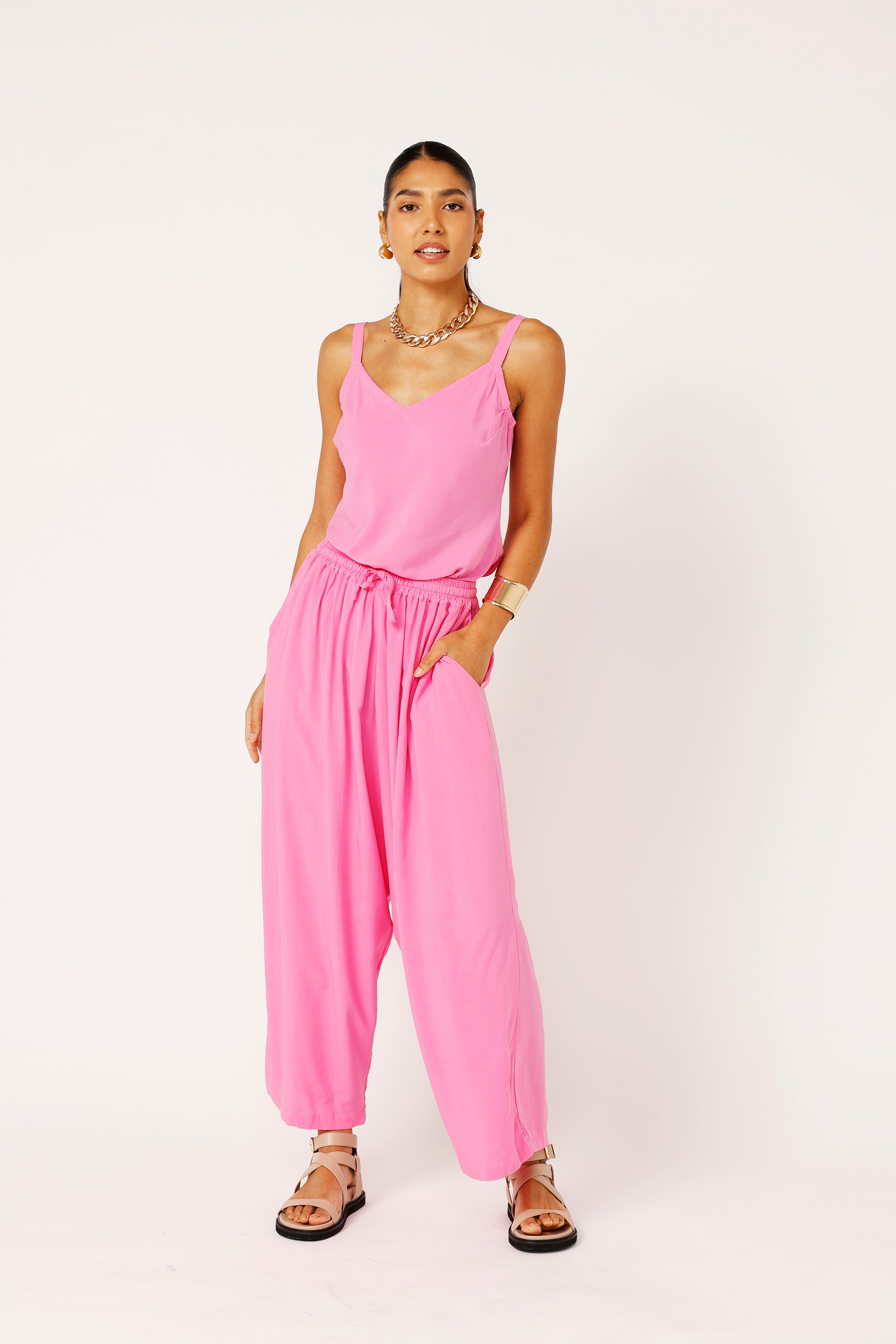 Slip Top | Pink Flamingo - Saffron Road