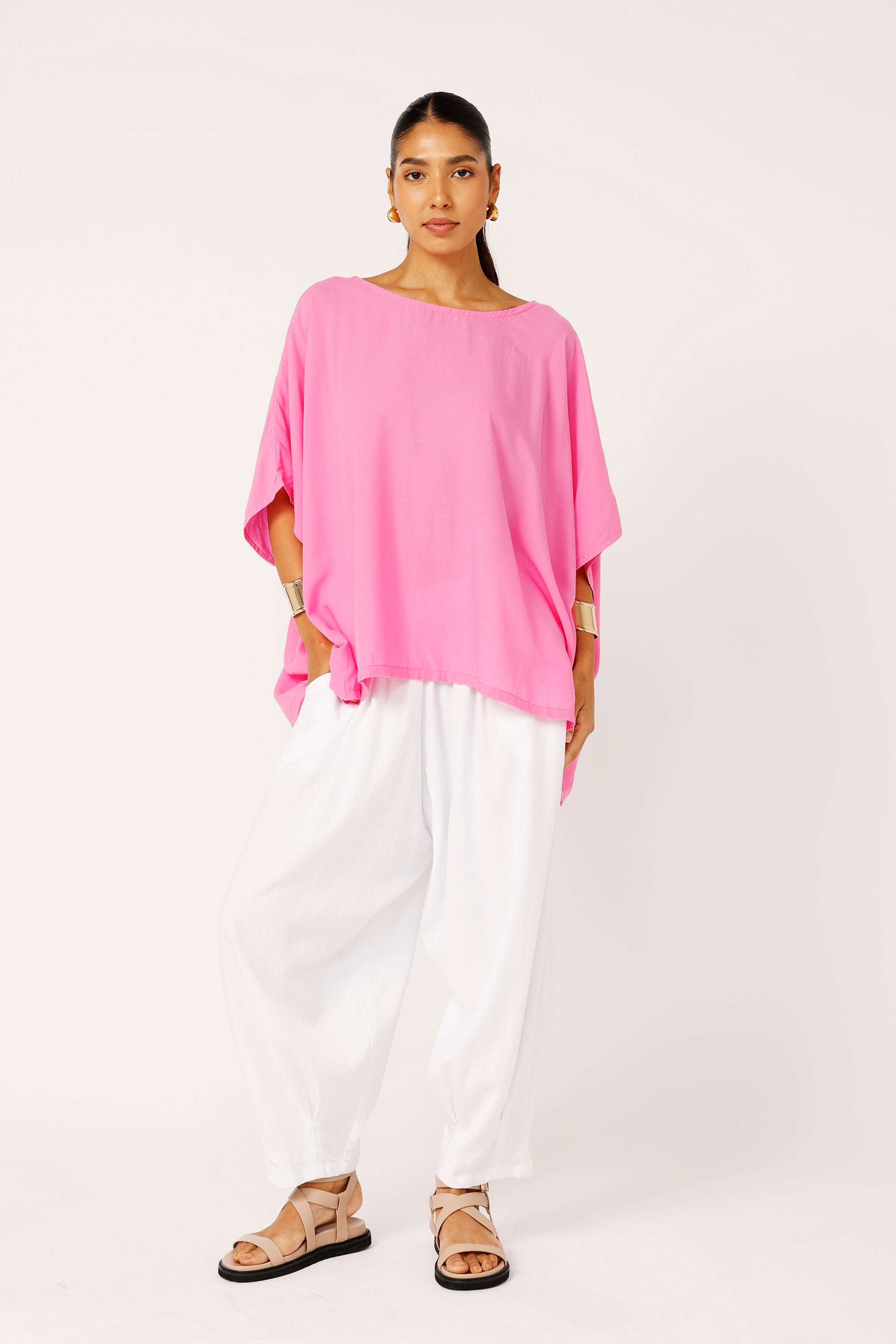 The Nat Top | Pink Flamingo - Saffron Road
