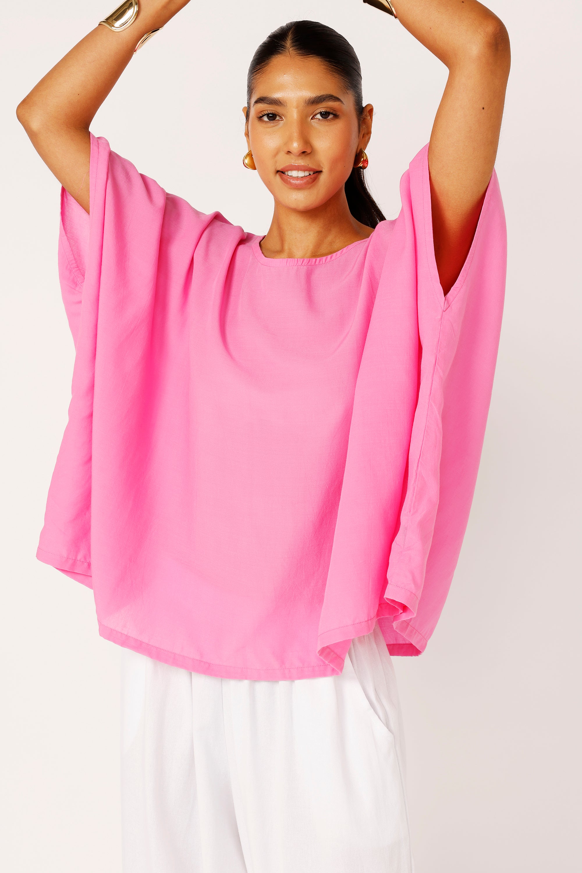 The Nat Top | Pink Flamingo - Saffron Road
