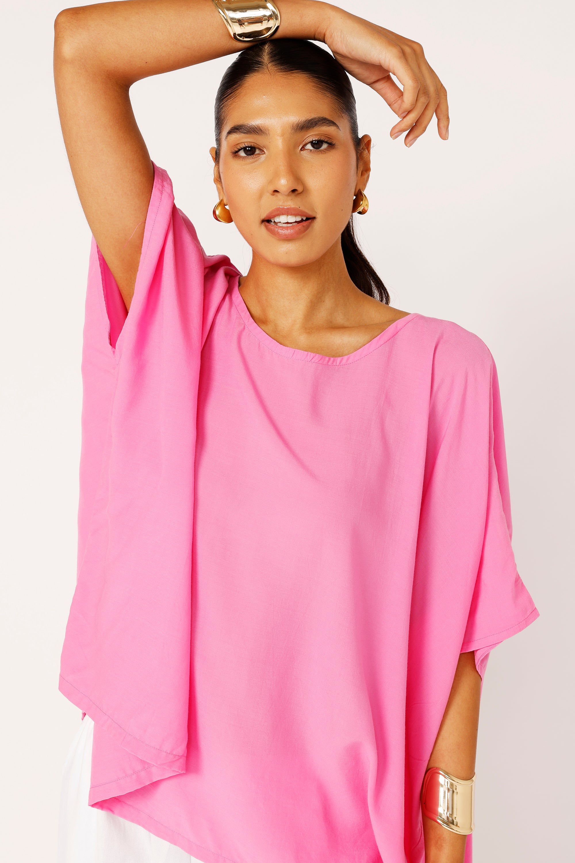The Nat Top | Pink Flamingo - Saffron Road