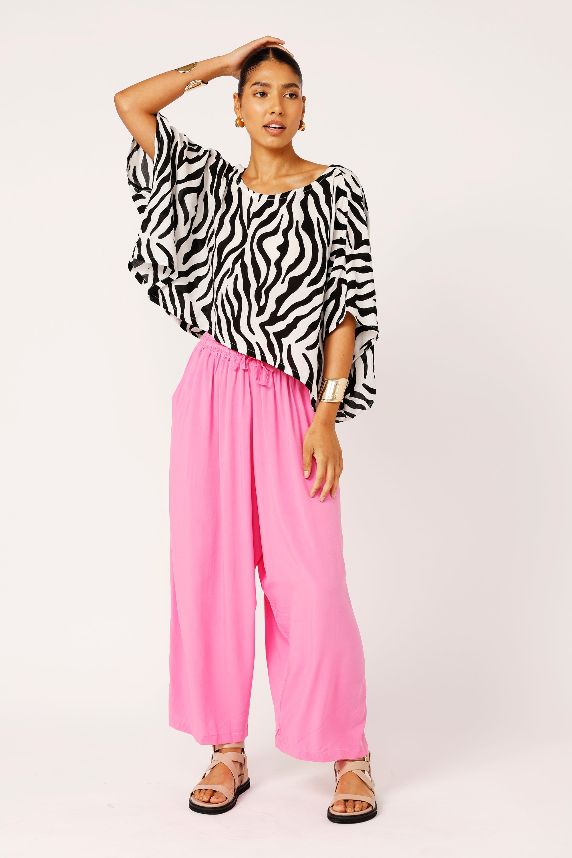 Nirvana Pant | Pink Flamingo - Saffron Road