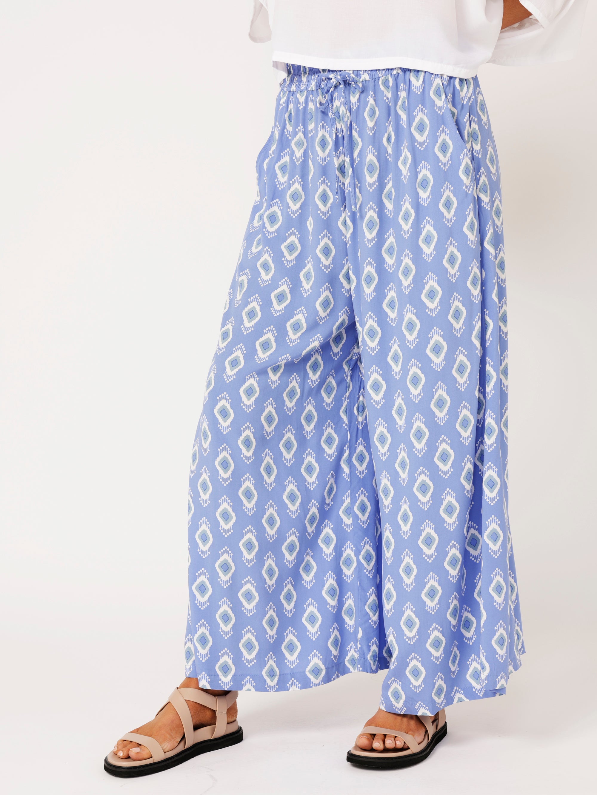 Palazzo Pant | All Eyes on You Blue - Saffron Road