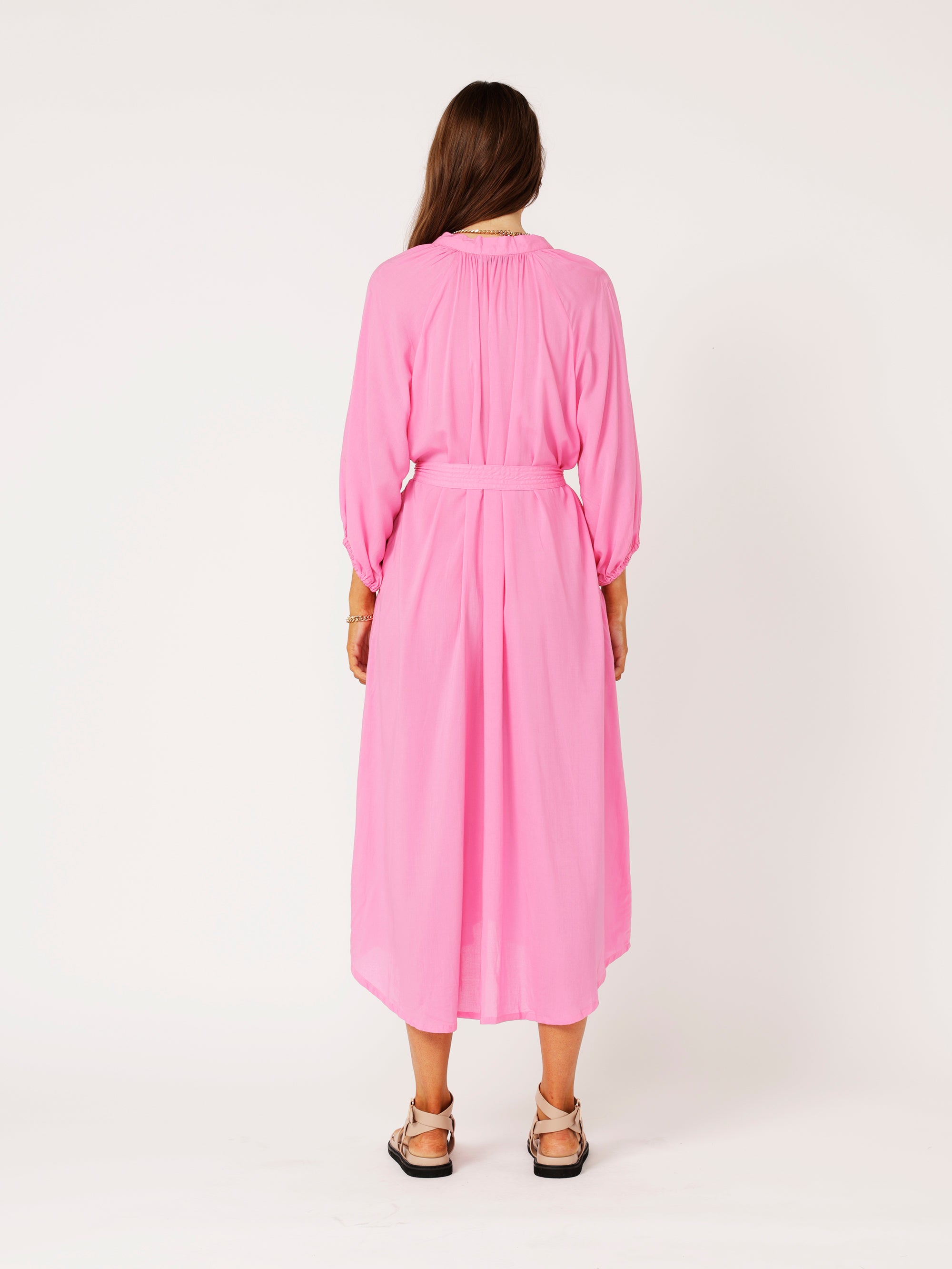Take Me Away Dress | Pink Flamingo - Saffron Road