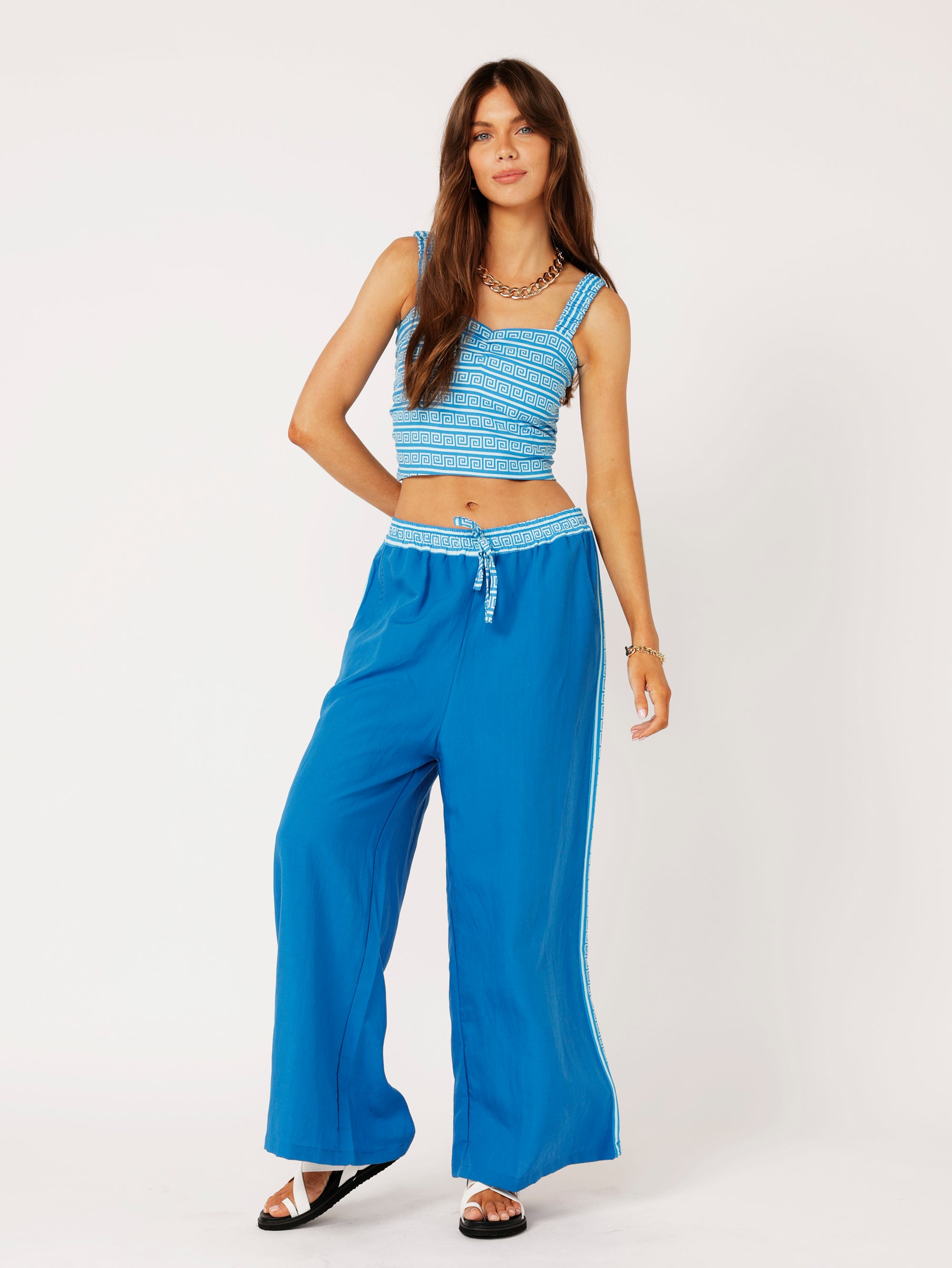 Bralette | Cobalt Blue | Linen - Saffron Road