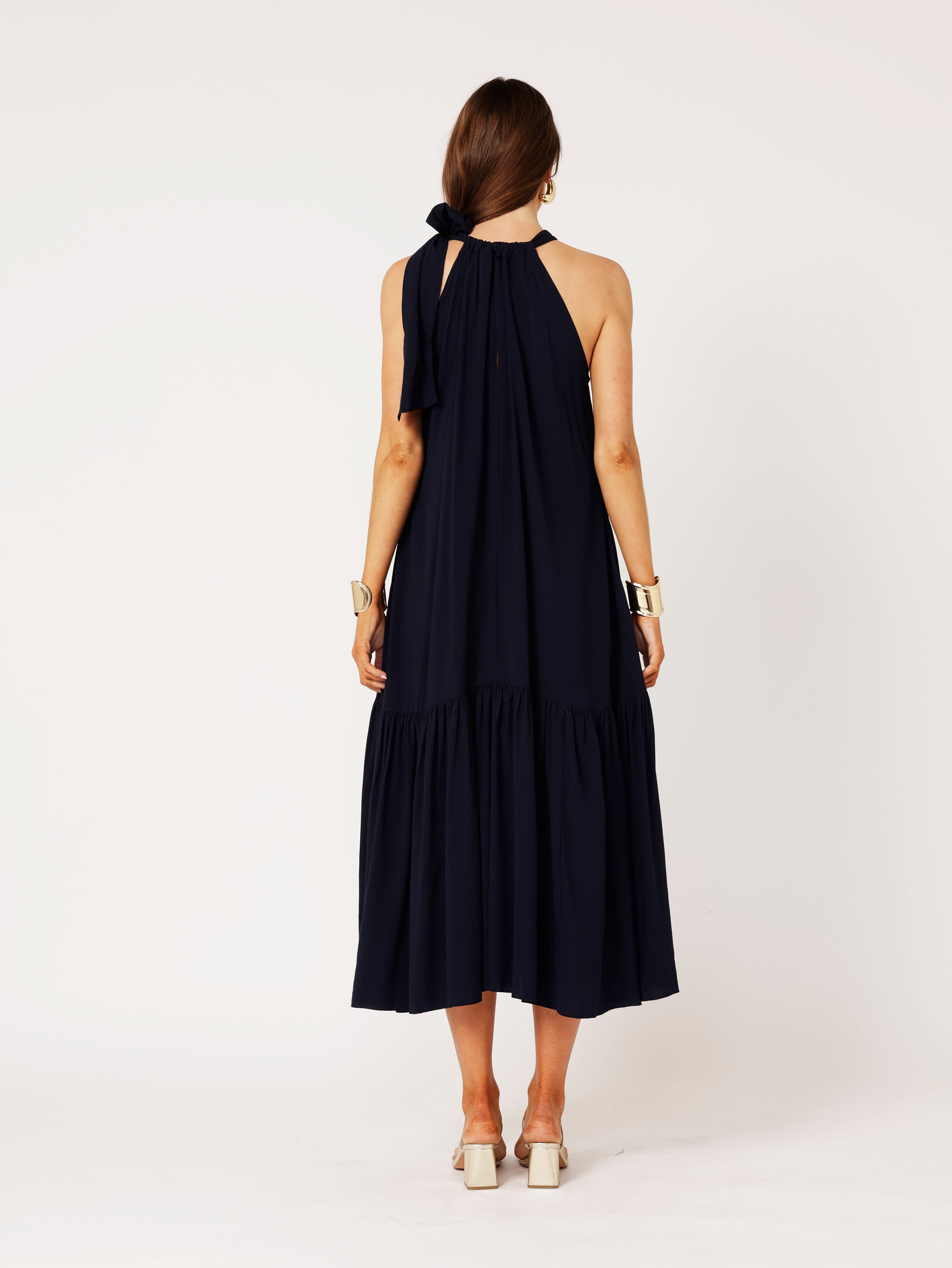 Saffron Road Resort Dress Maxi Dress Navy