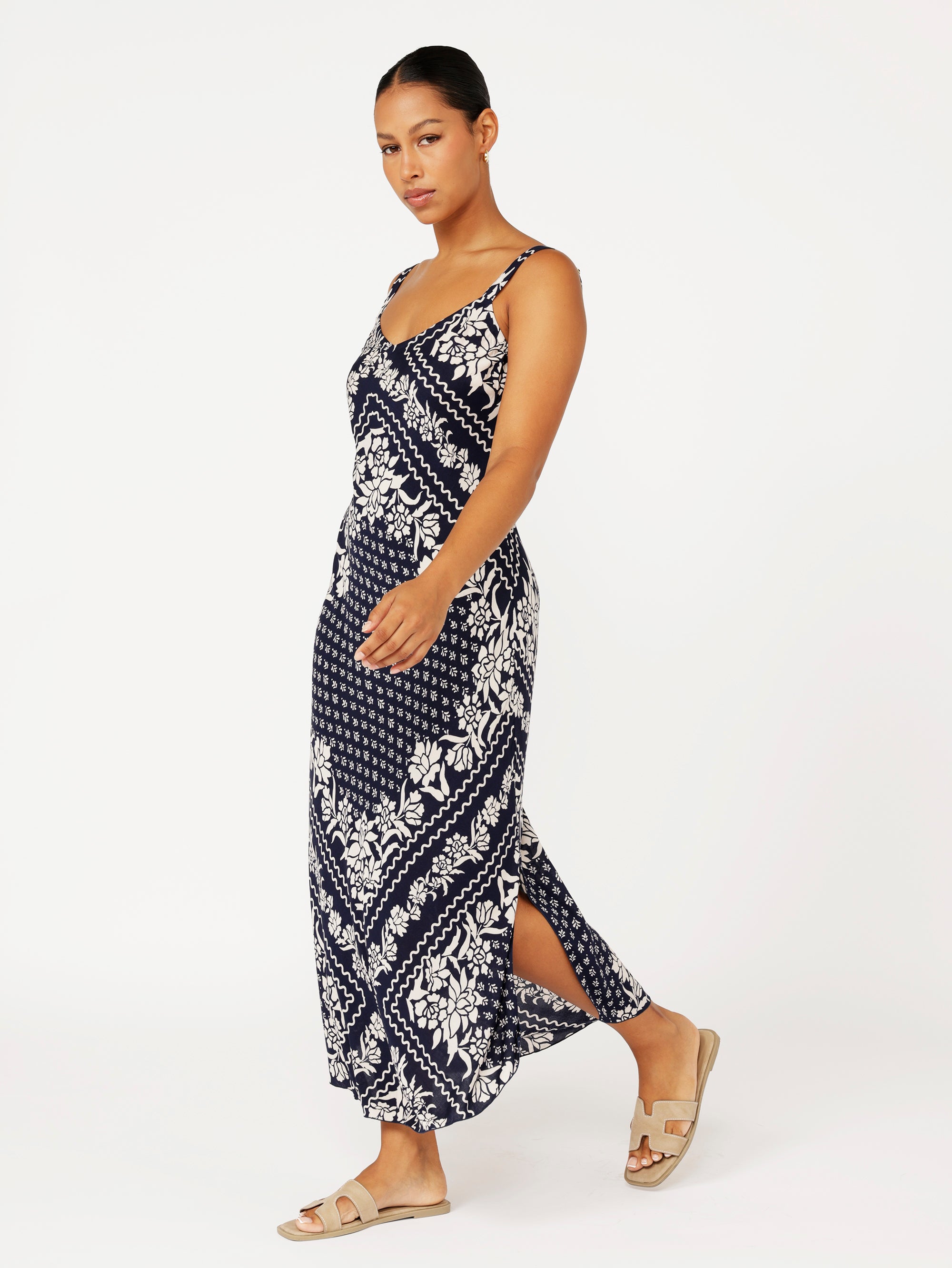 Slip Dress MAXI & SUPER MAXI | Bias Cut | Heritage Bandana - Saffron Road