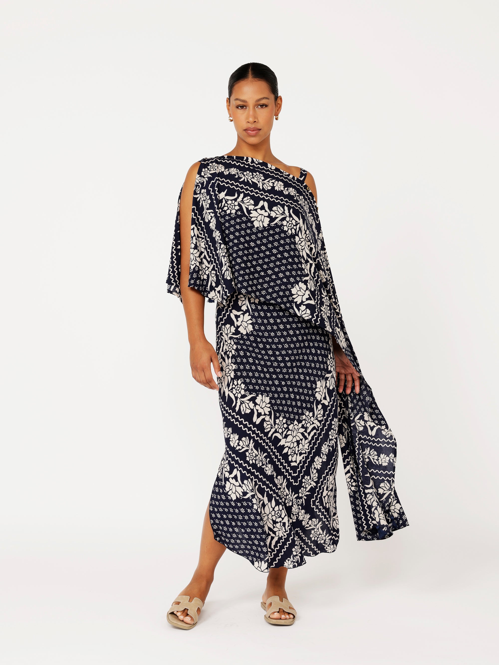 Slip Dress MAXI & SUPER MAXI | Bias Cut | Heritage Bandana - Saffron Road