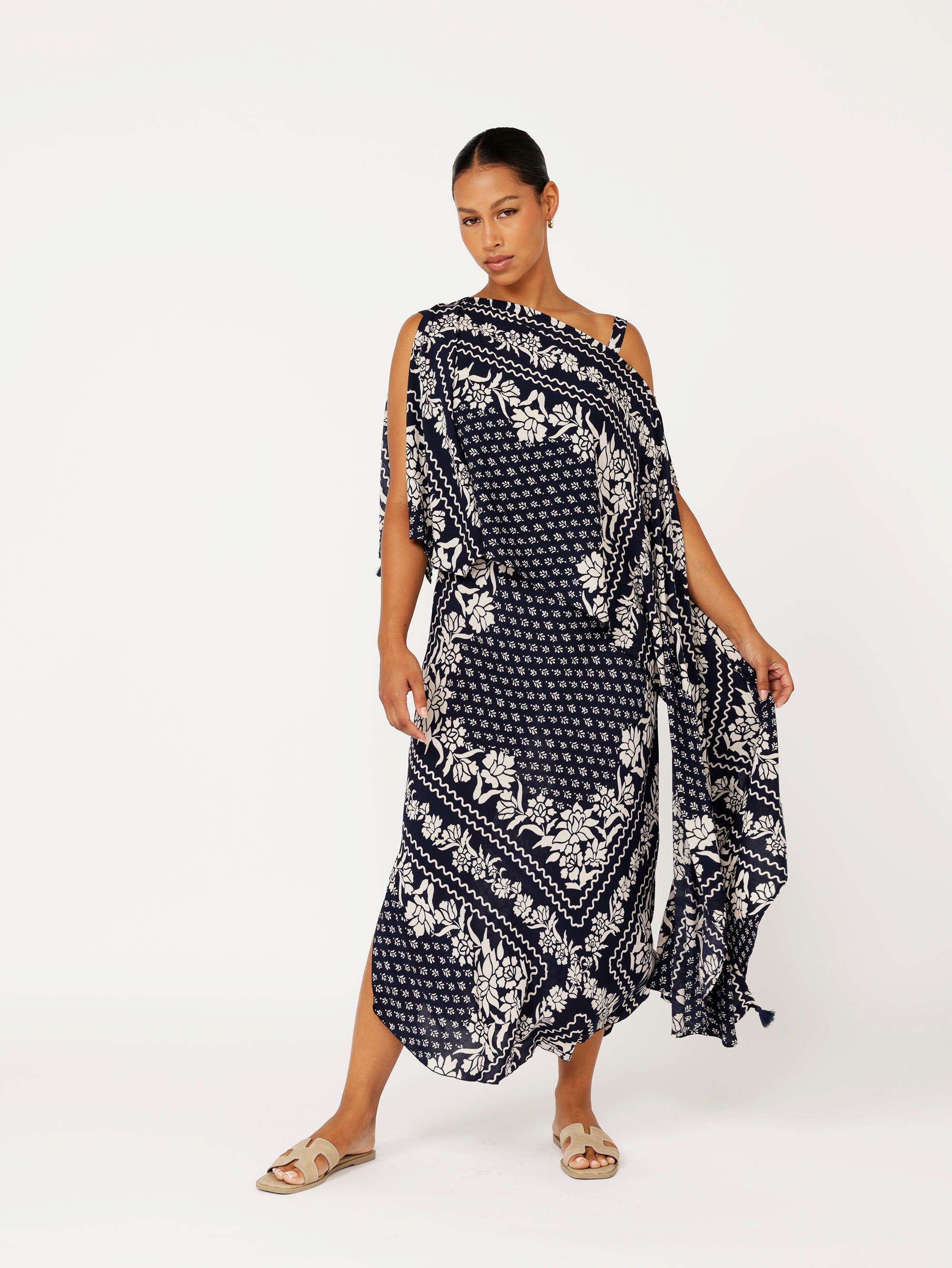 Soiree Wrap | Heritage Bandana - Saffron Road