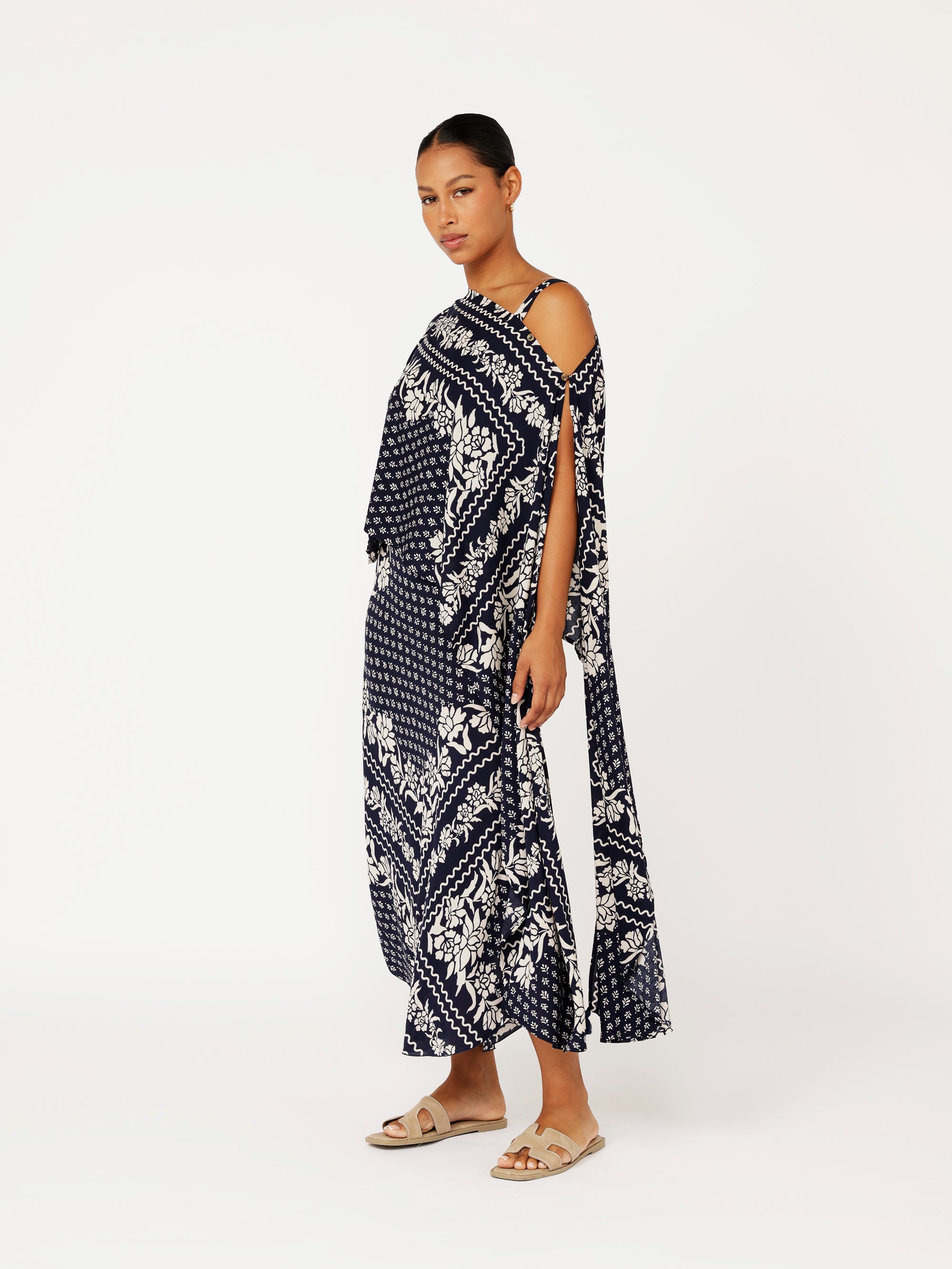 Soiree Wrap | Heritage Bandana - Saffron Road