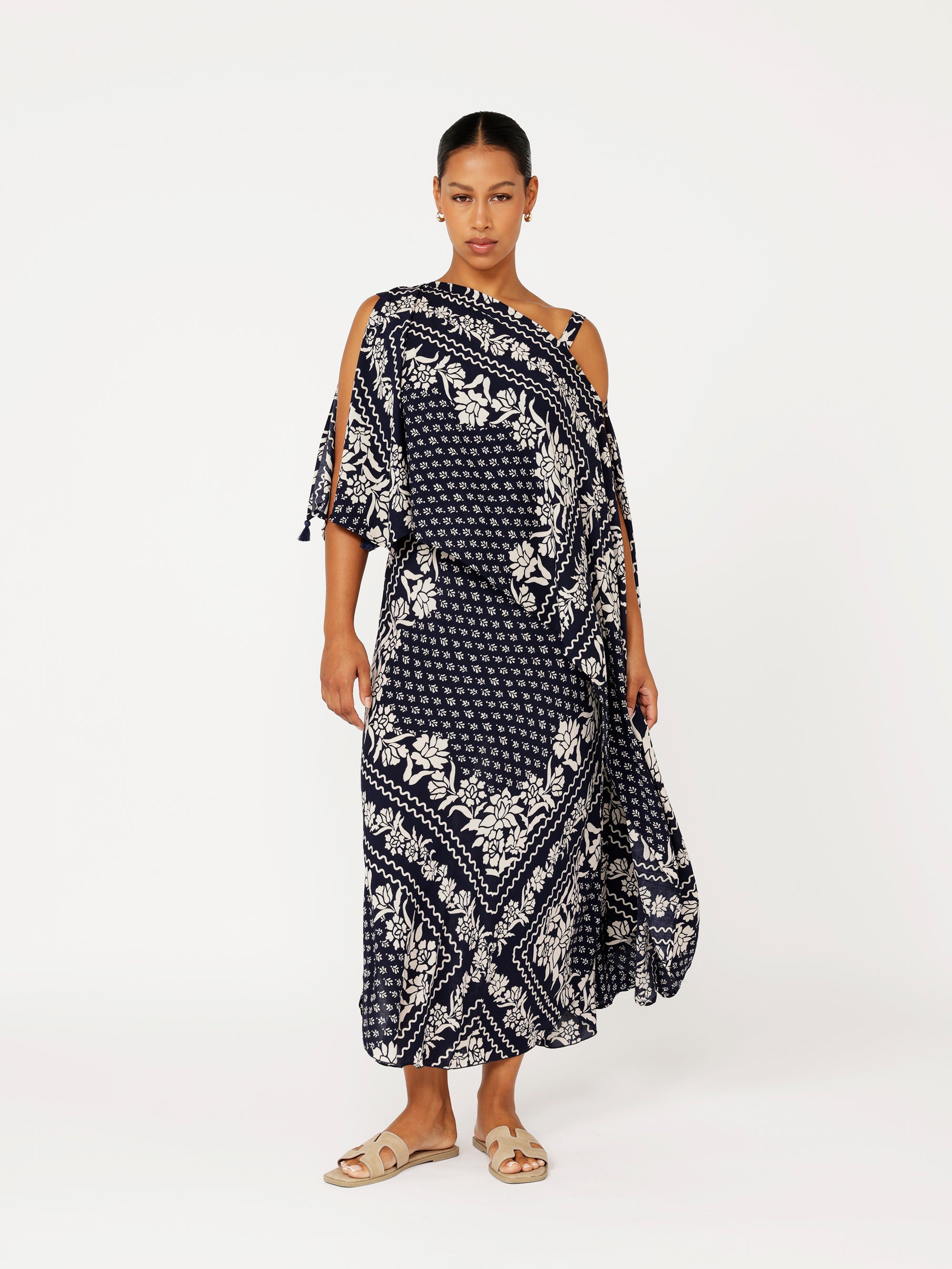 Soiree Wrap | Heritage Bandana - Saffron Road