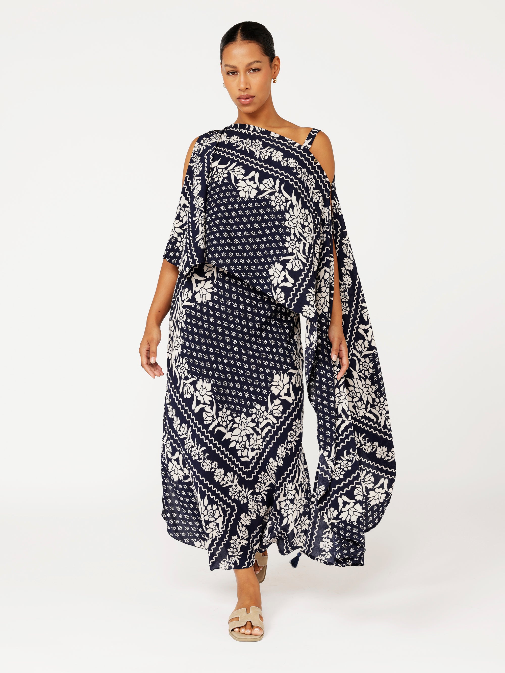 Soiree Wrap | Heritage Bandana - Saffron Road