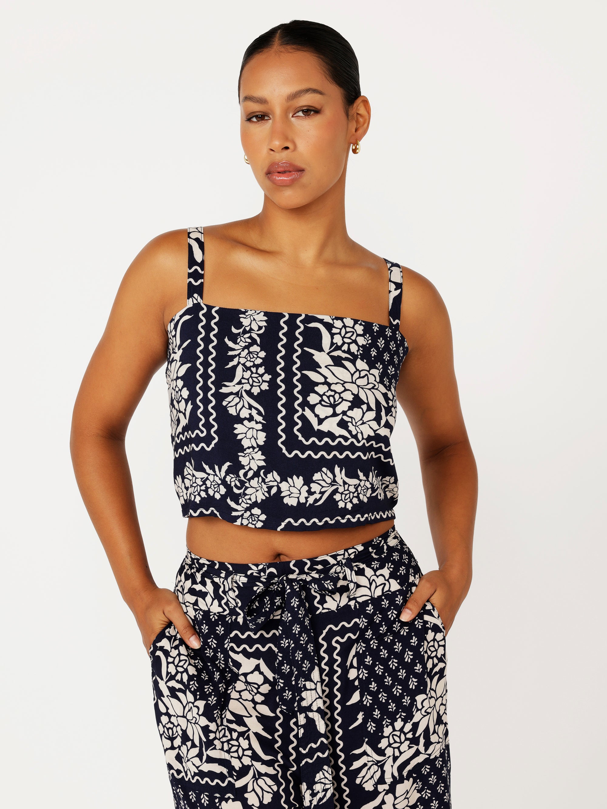 Bralette | Heritage Bandana - Saffron Road