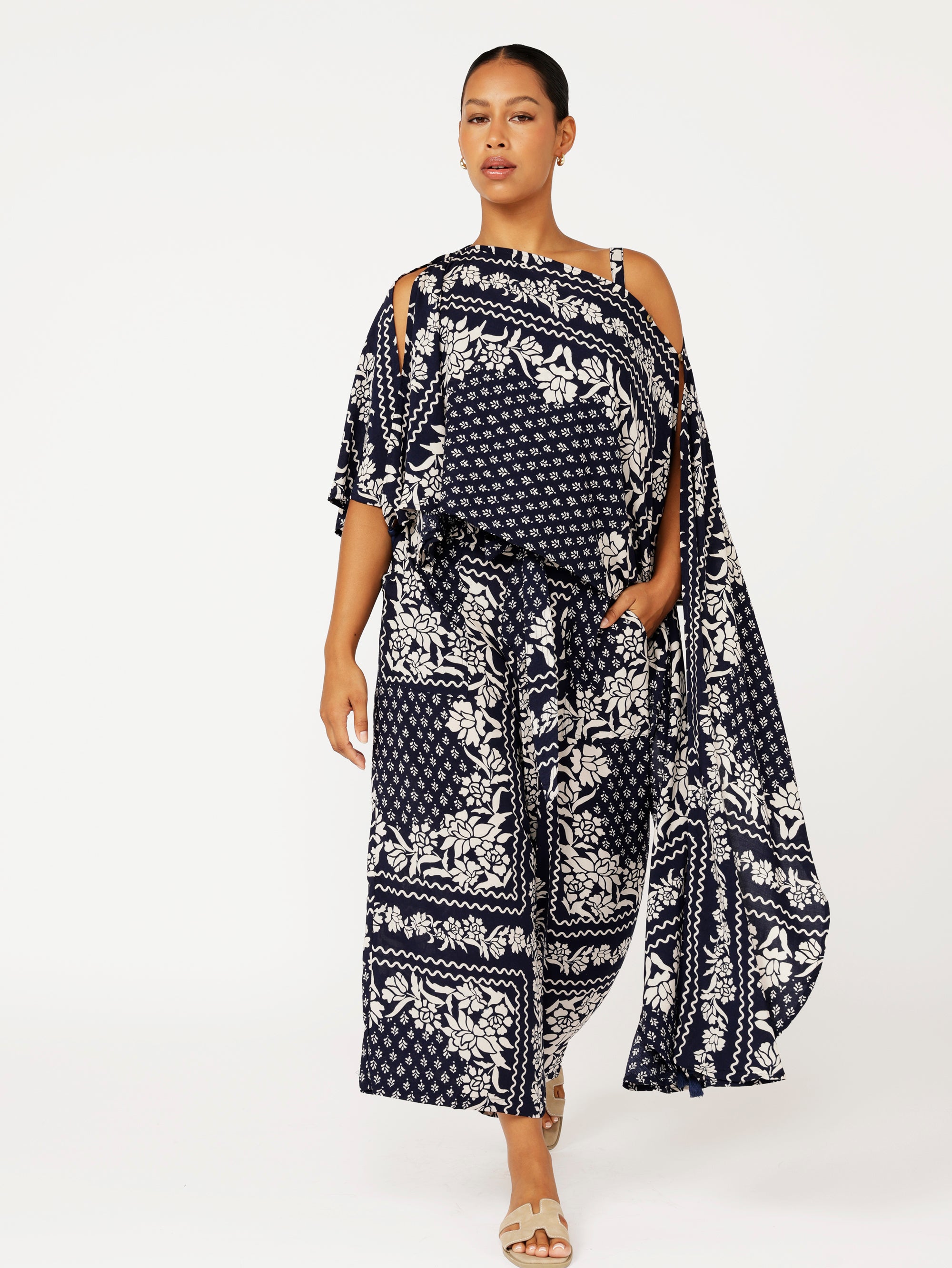 Soiree Wrap | Heritage Bandana - Saffron Road