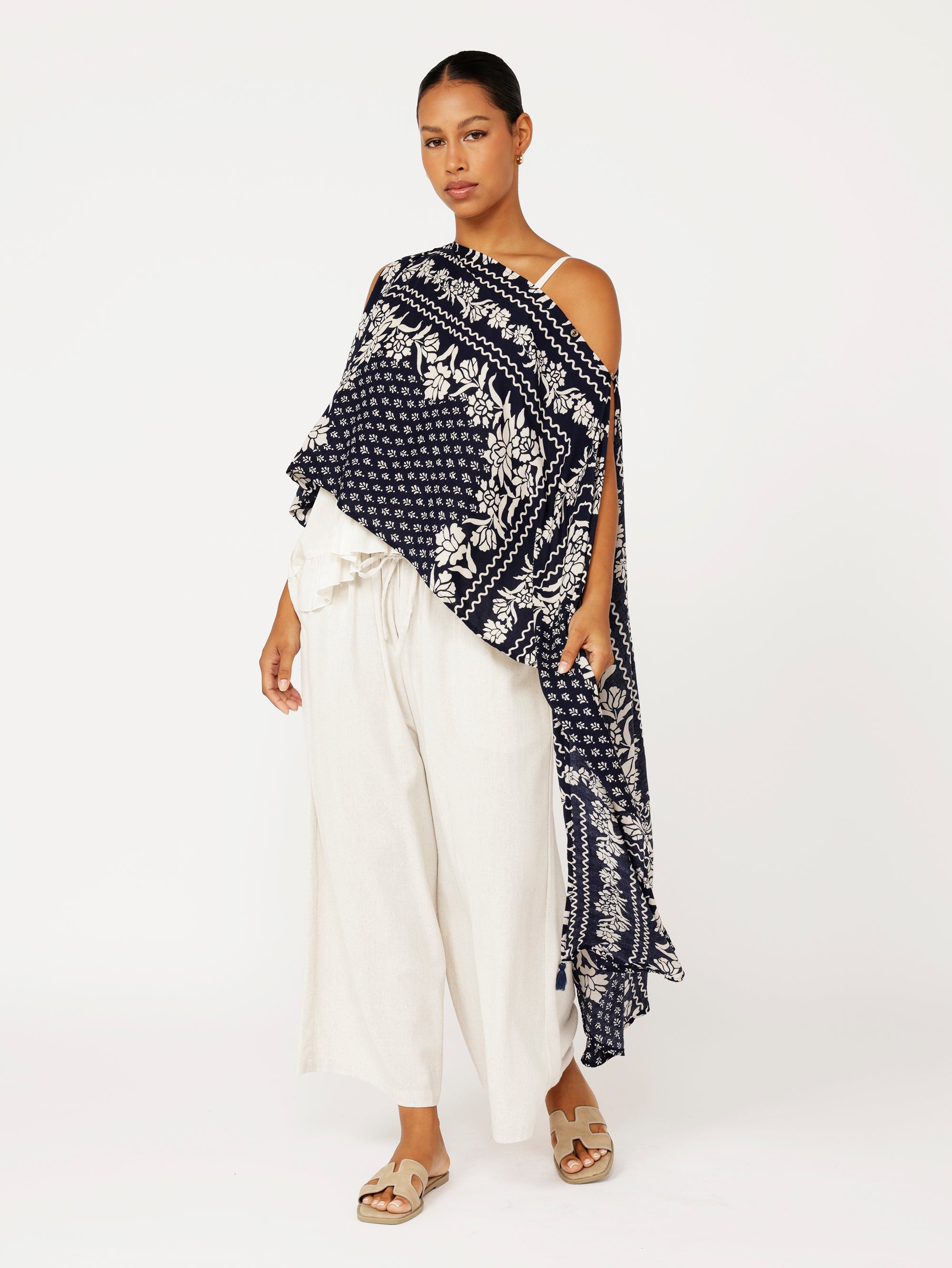 Soiree Wrap | Heritage Bandana - Saffron Road