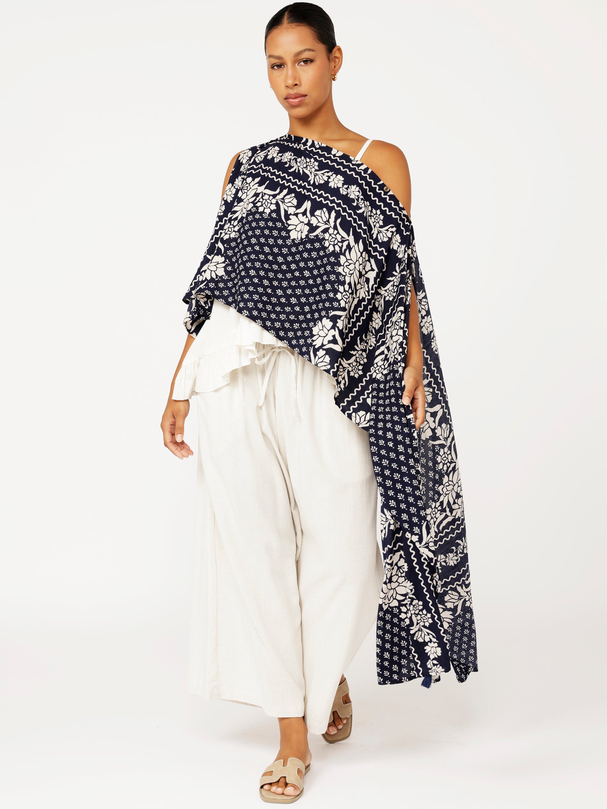 Soiree Wrap | Heritage Bandana - Saffron Road