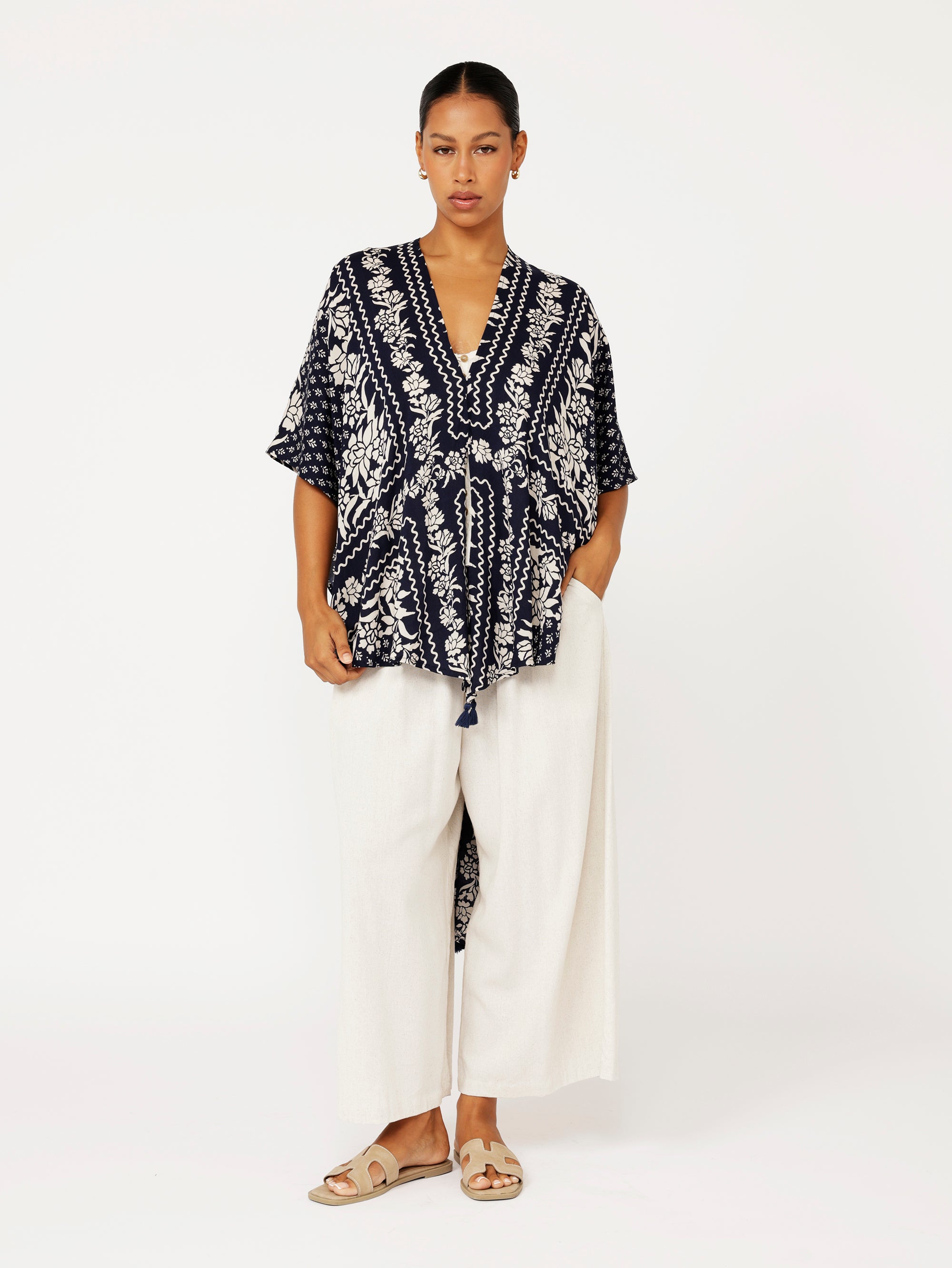 Soiree Wrap | Heritage Bandana - Saffron Road