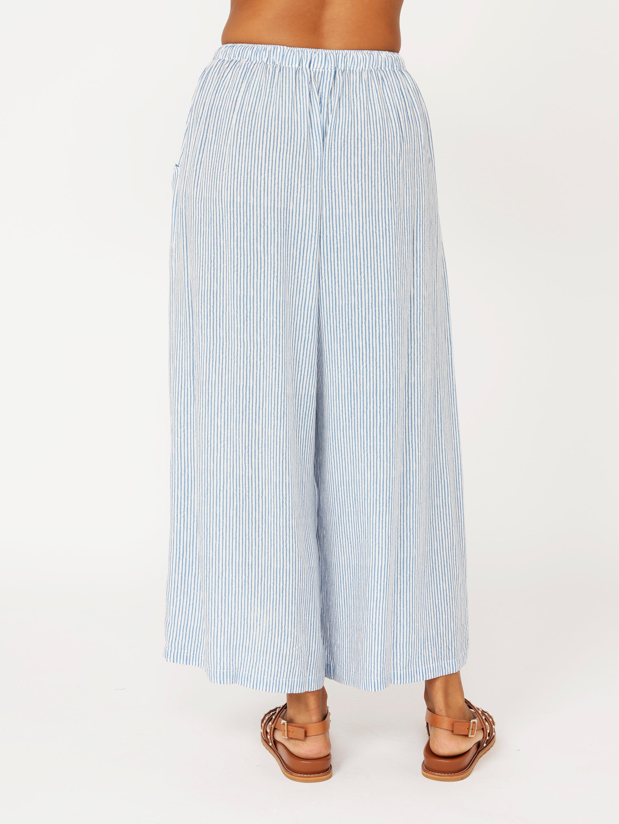 Island Pant | Coastal Mini Stripe - Saffron Road