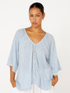 Summer Blouse | Coastal Mini Stripe