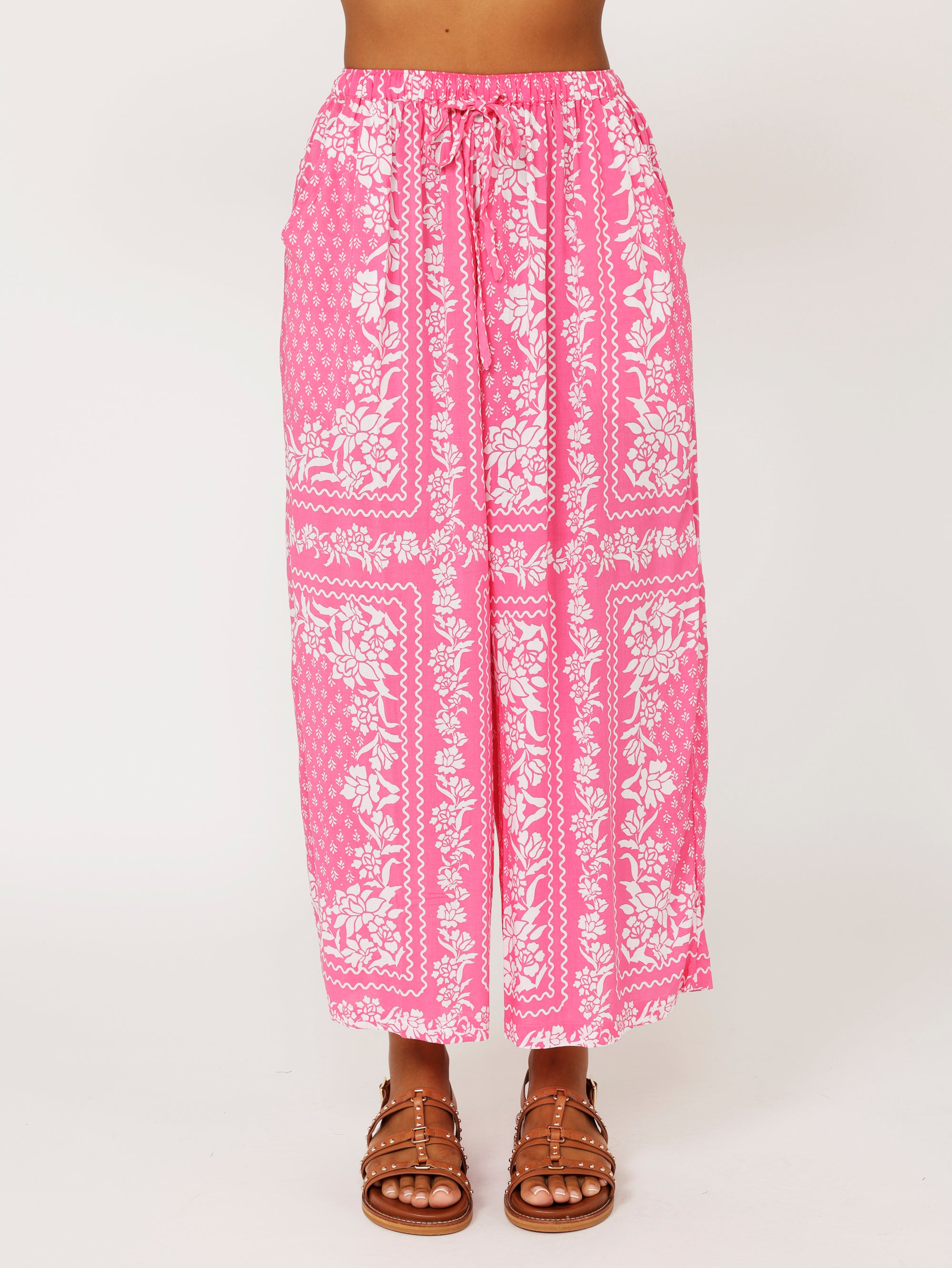 Island Pant | Pink Paradise - Saffron Road