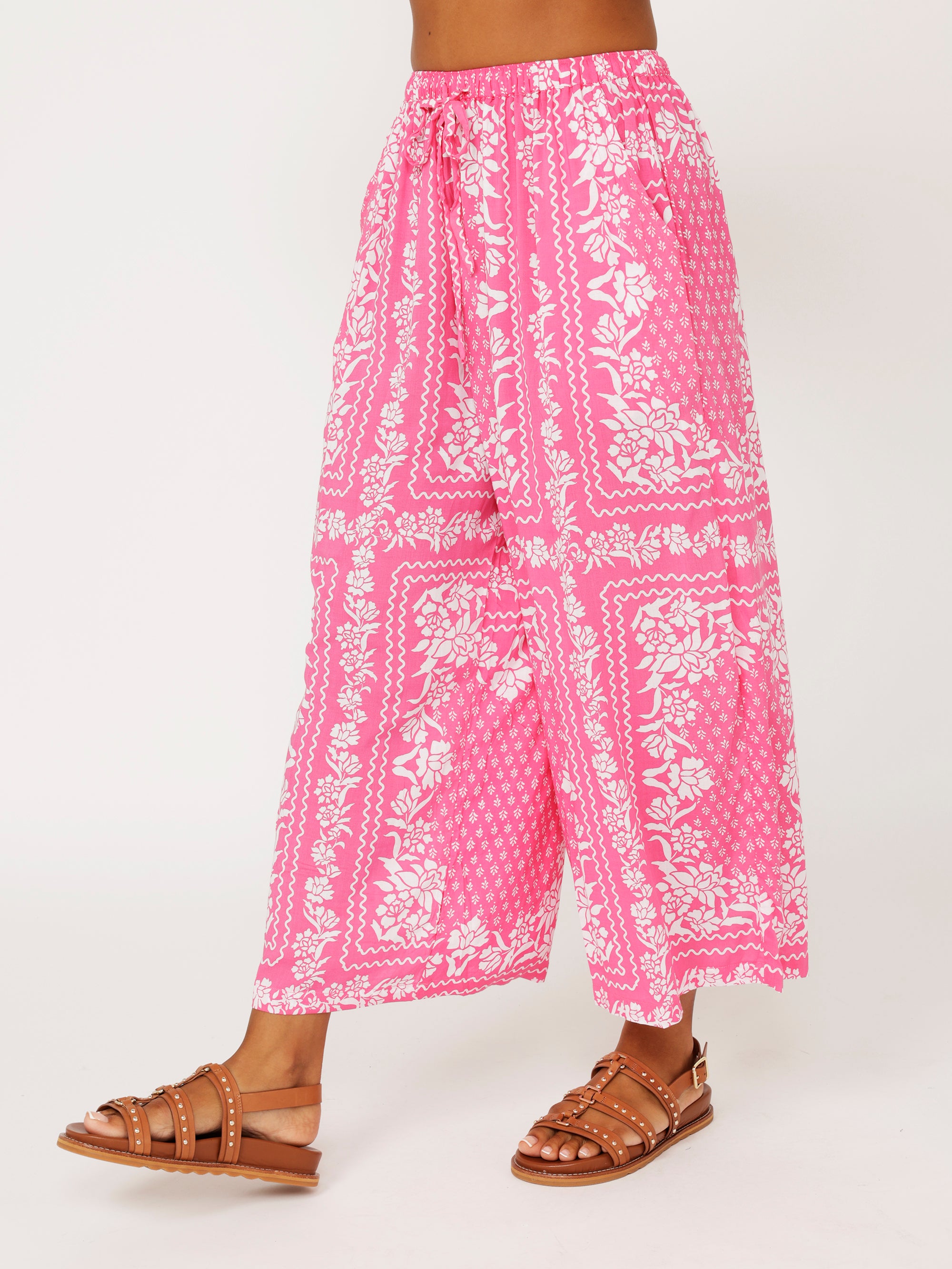 Island Pant | Pink Paradise - Saffron Road