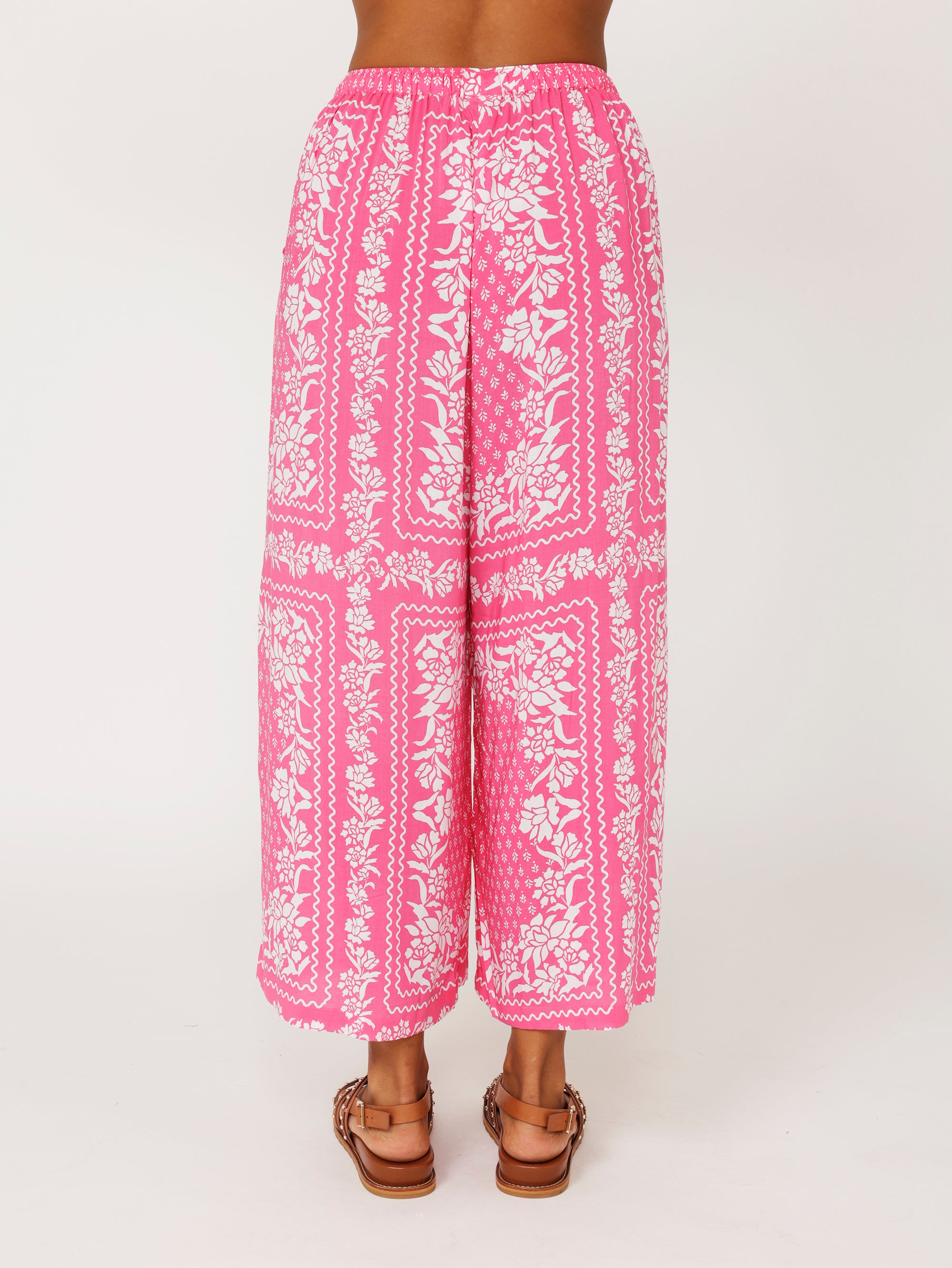 Island Pant | Pink Paradise - Saffron Road