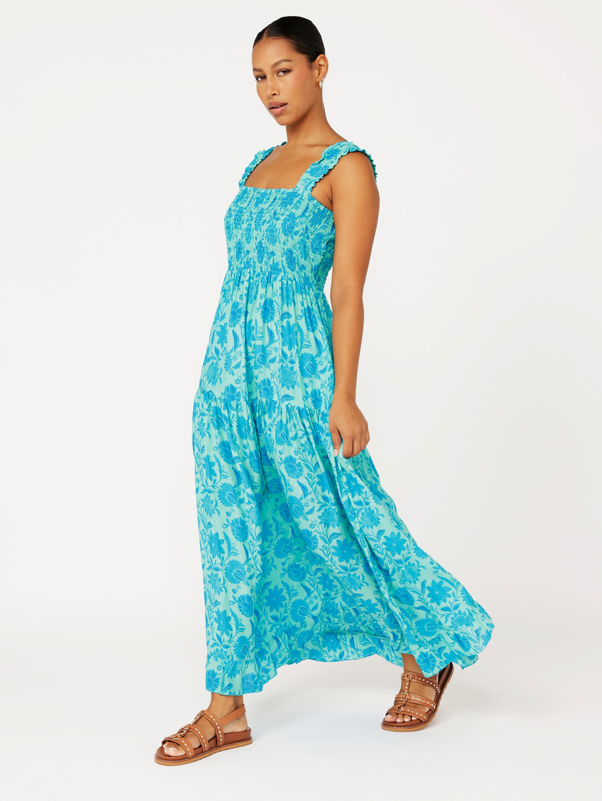 Malibu Dress | Marine Mosaic - Saffron Road