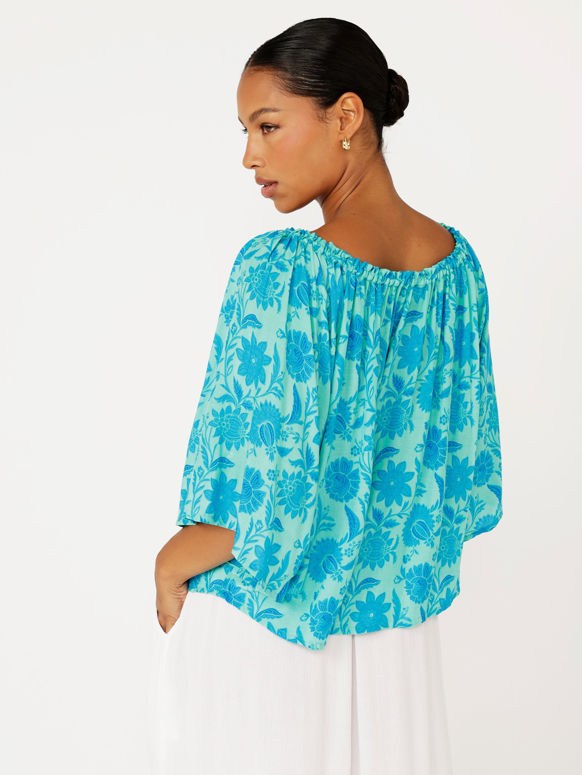 Festival Dreaming Top | Marine Mosaic - Saffron Road