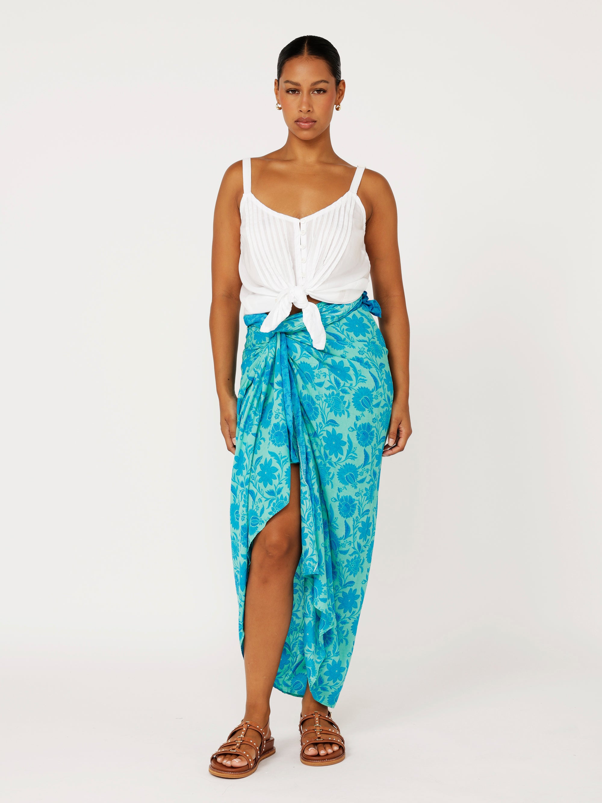 Travel Wrap | Marine Mosaic - Saffron Road