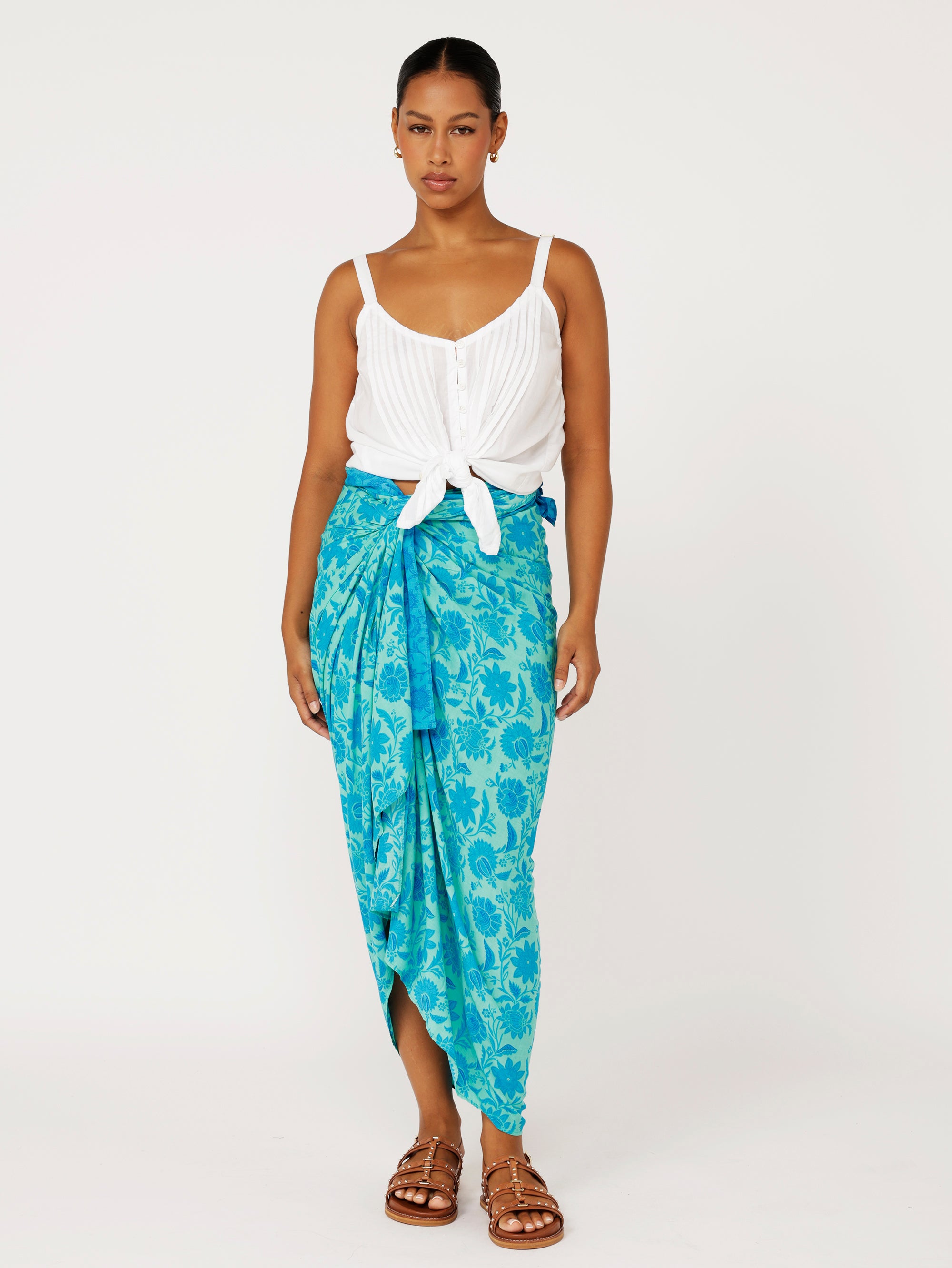 Travel Wrap | Marine Mosaic - Saffron Road