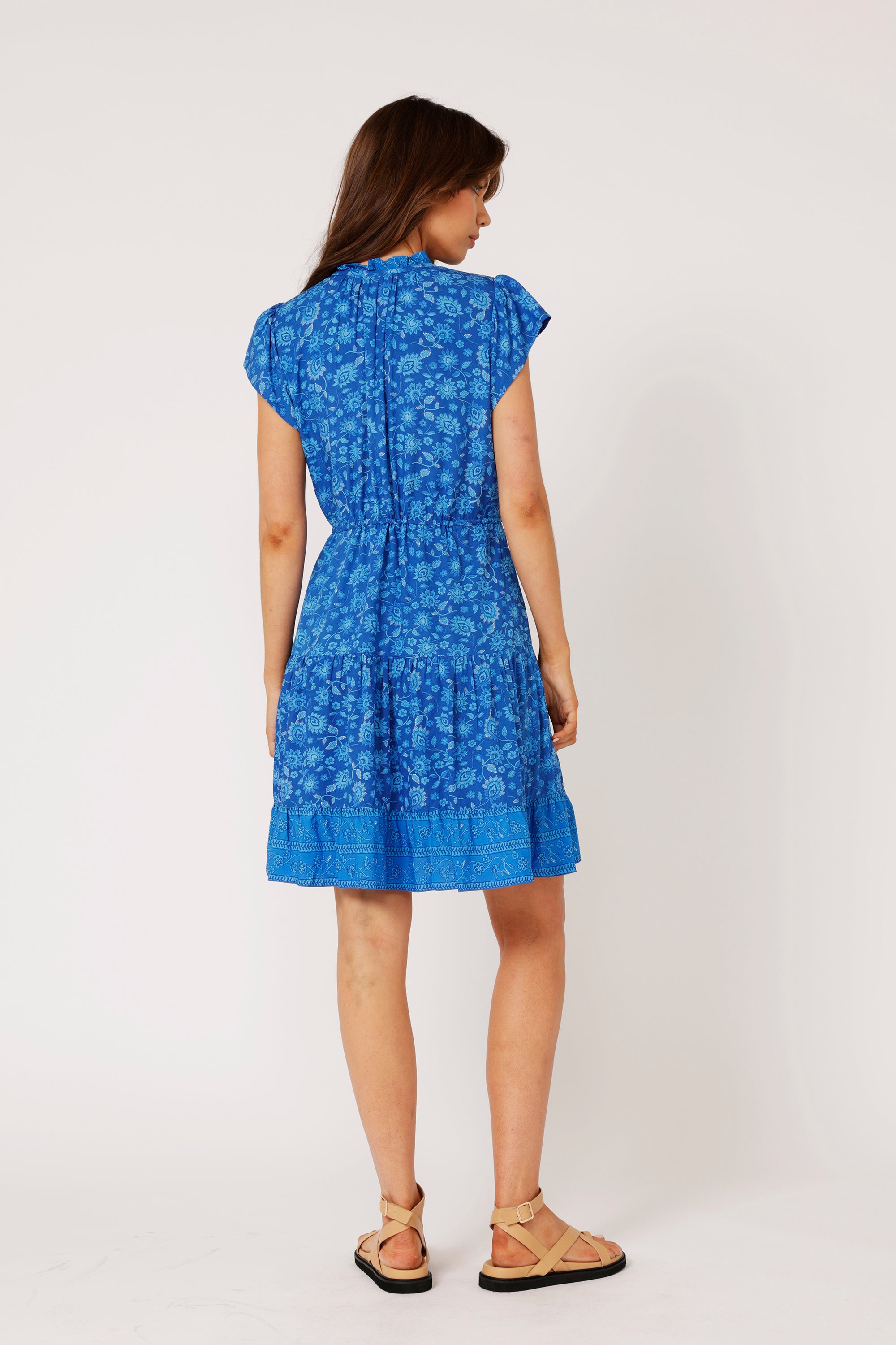 Freddie Dress | Blue Hawaii - Saffron Road