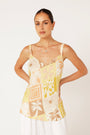 Slip Top | Sunset Palm - Saffron Road